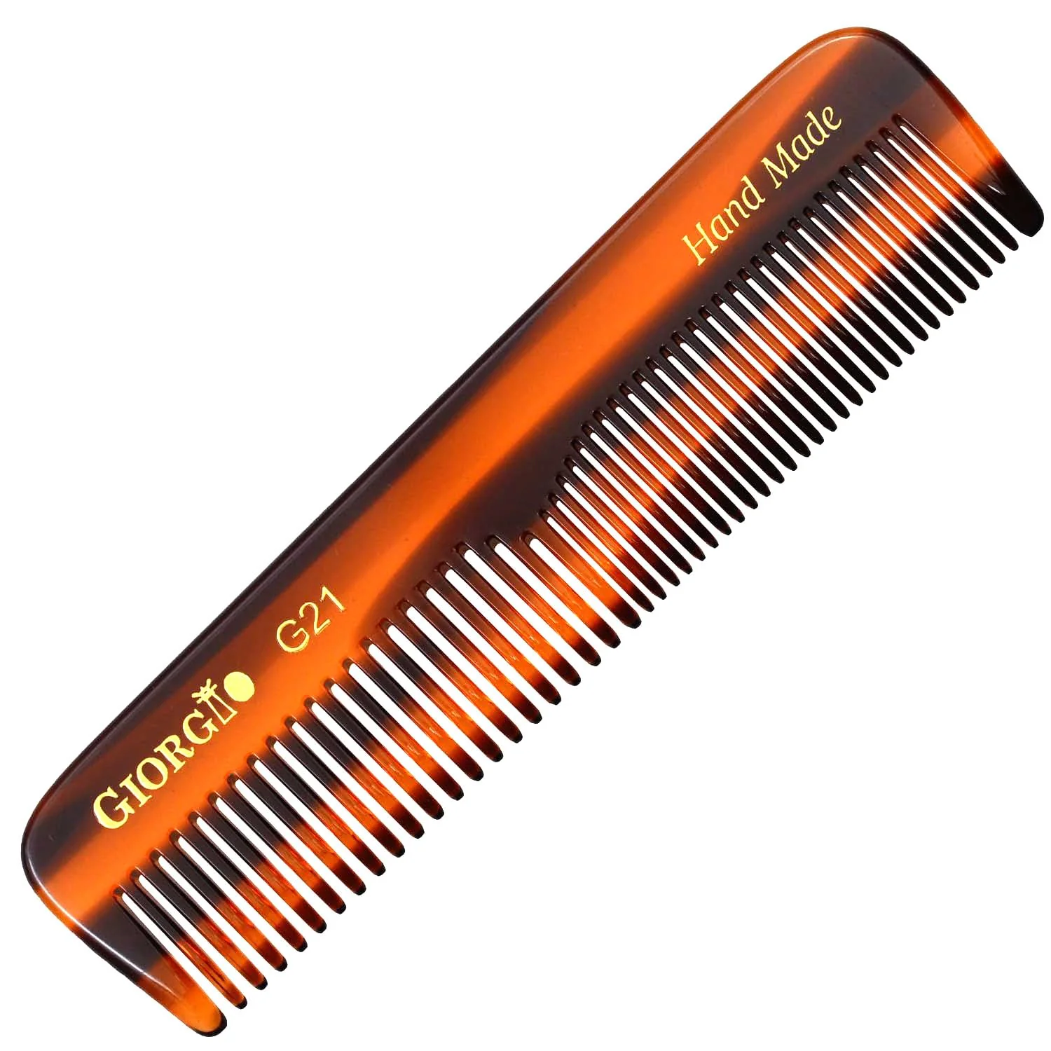 4.45" Handmade Fine and Wide Tooth Pocket Dressing Comb - Image 11