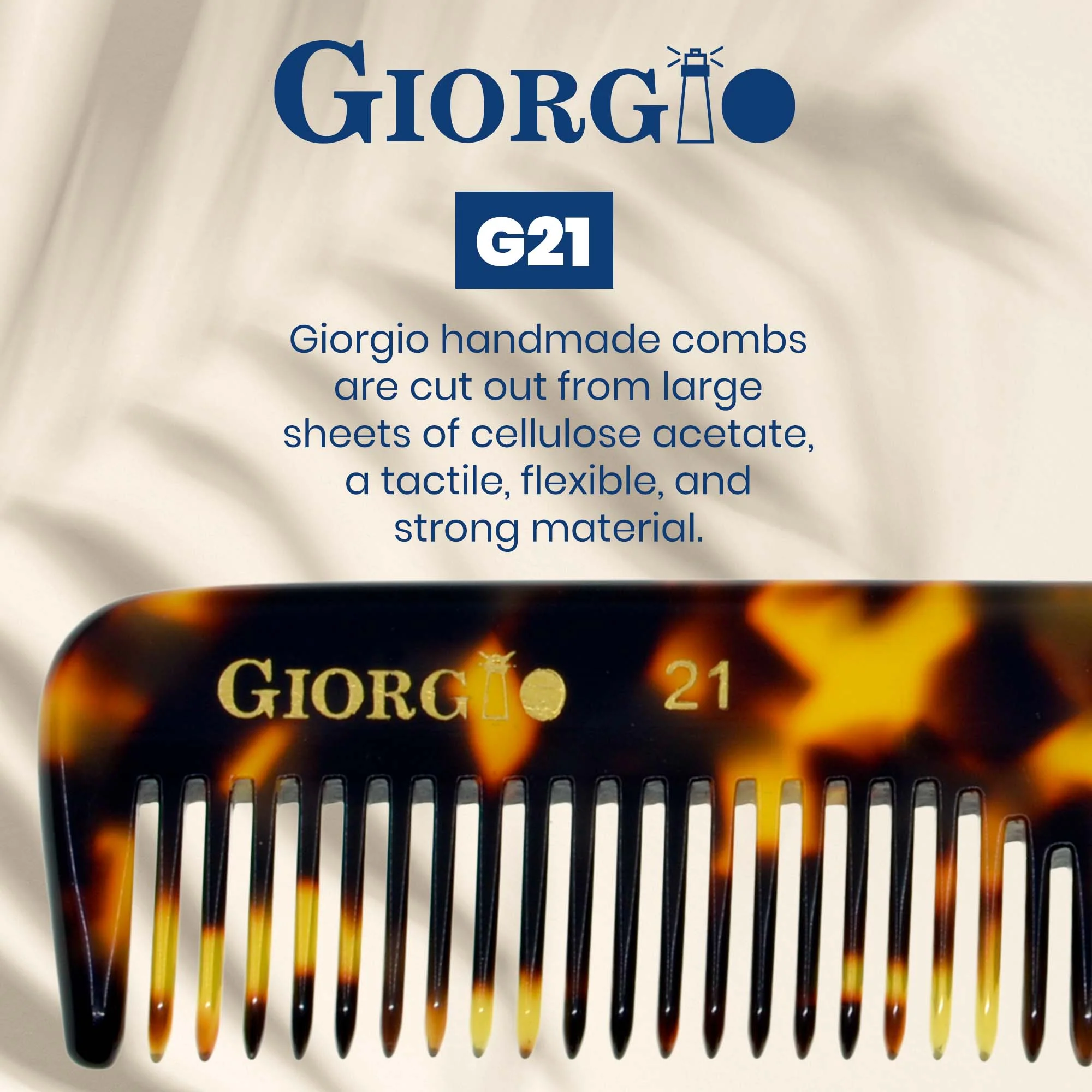 4.45" Handmade Fine and Wide Tooth Pocket Dressing Comb - Image 5