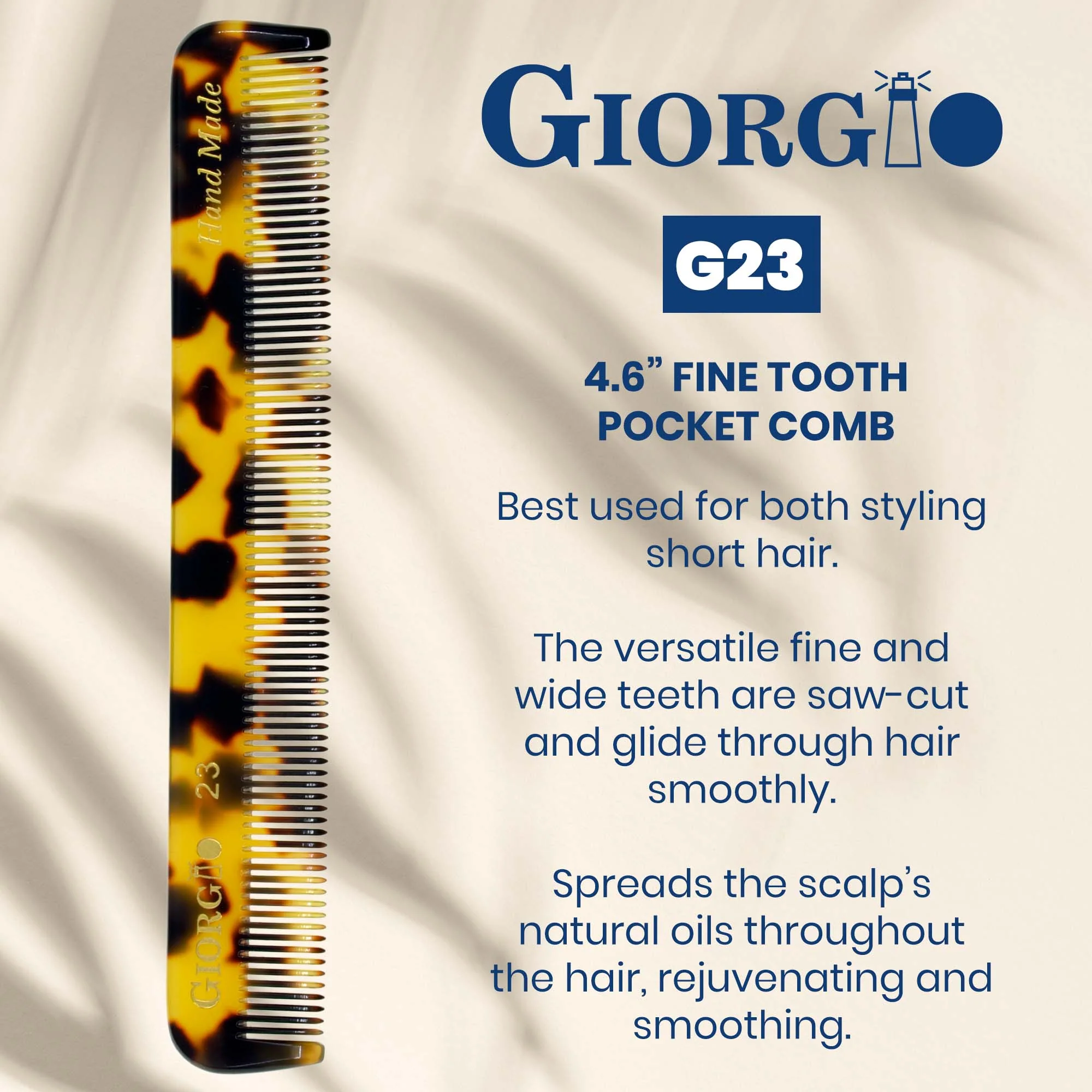 4.6" Handmade Fine Tooth Pocket Comb - Image 10