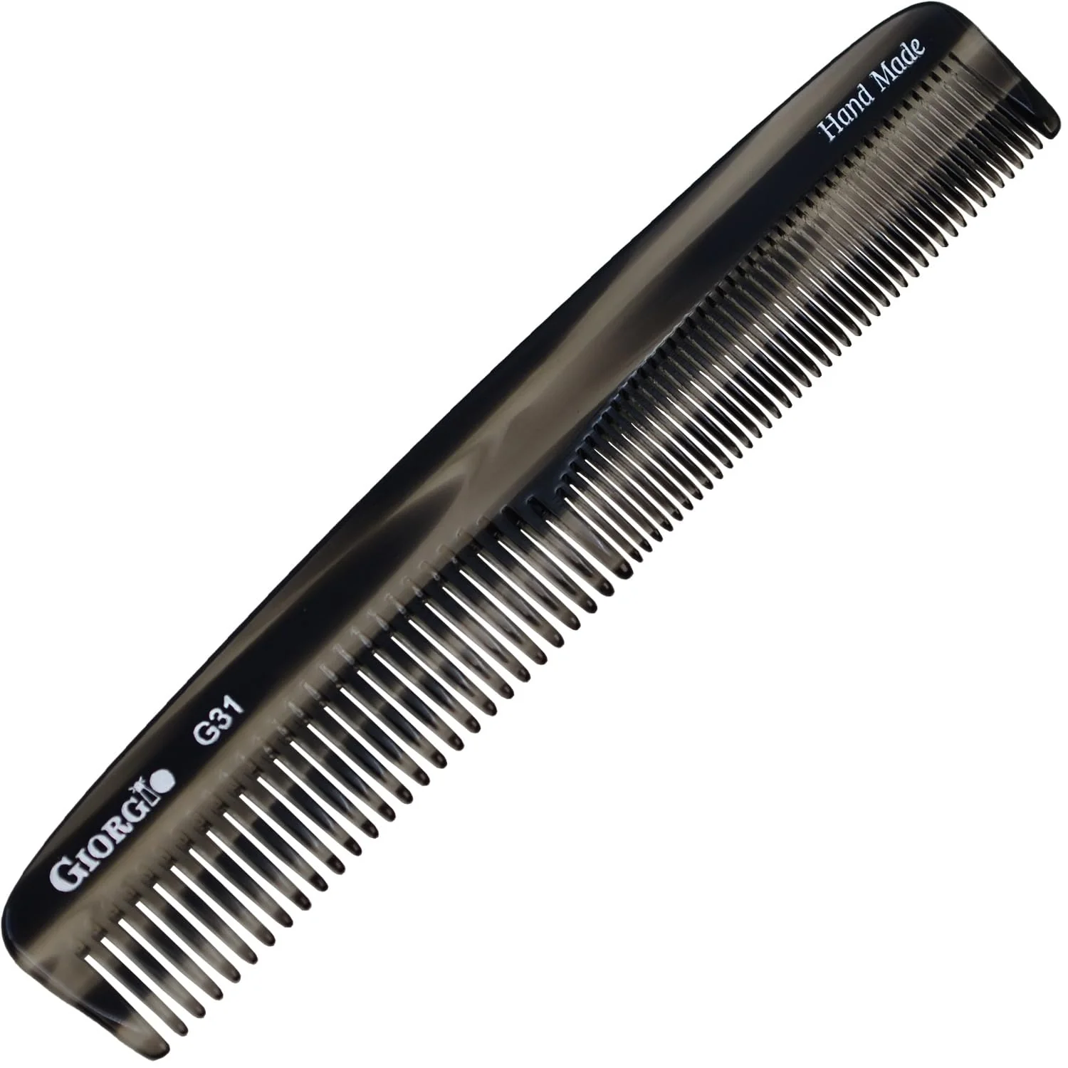 7" Handmade Fine and Wide Tooth Tapered Dressing Comb - Image 7
