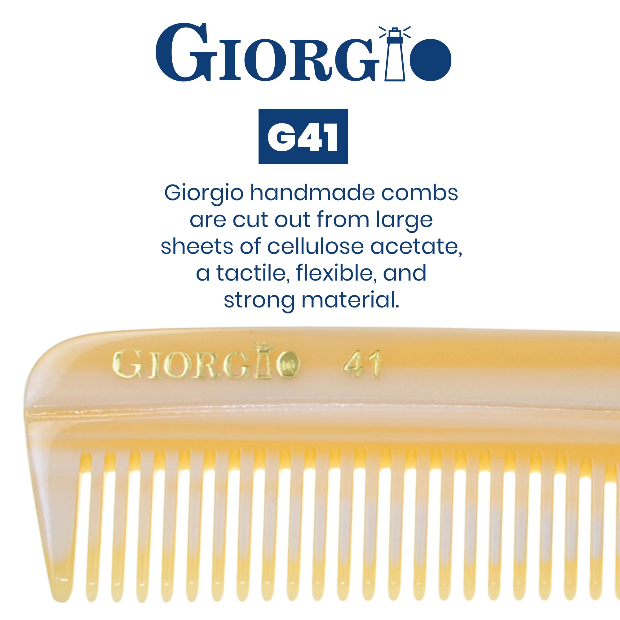 5.1" Handmade Fine and Wide Tooth Pocket Dressing Comb - Image 10
