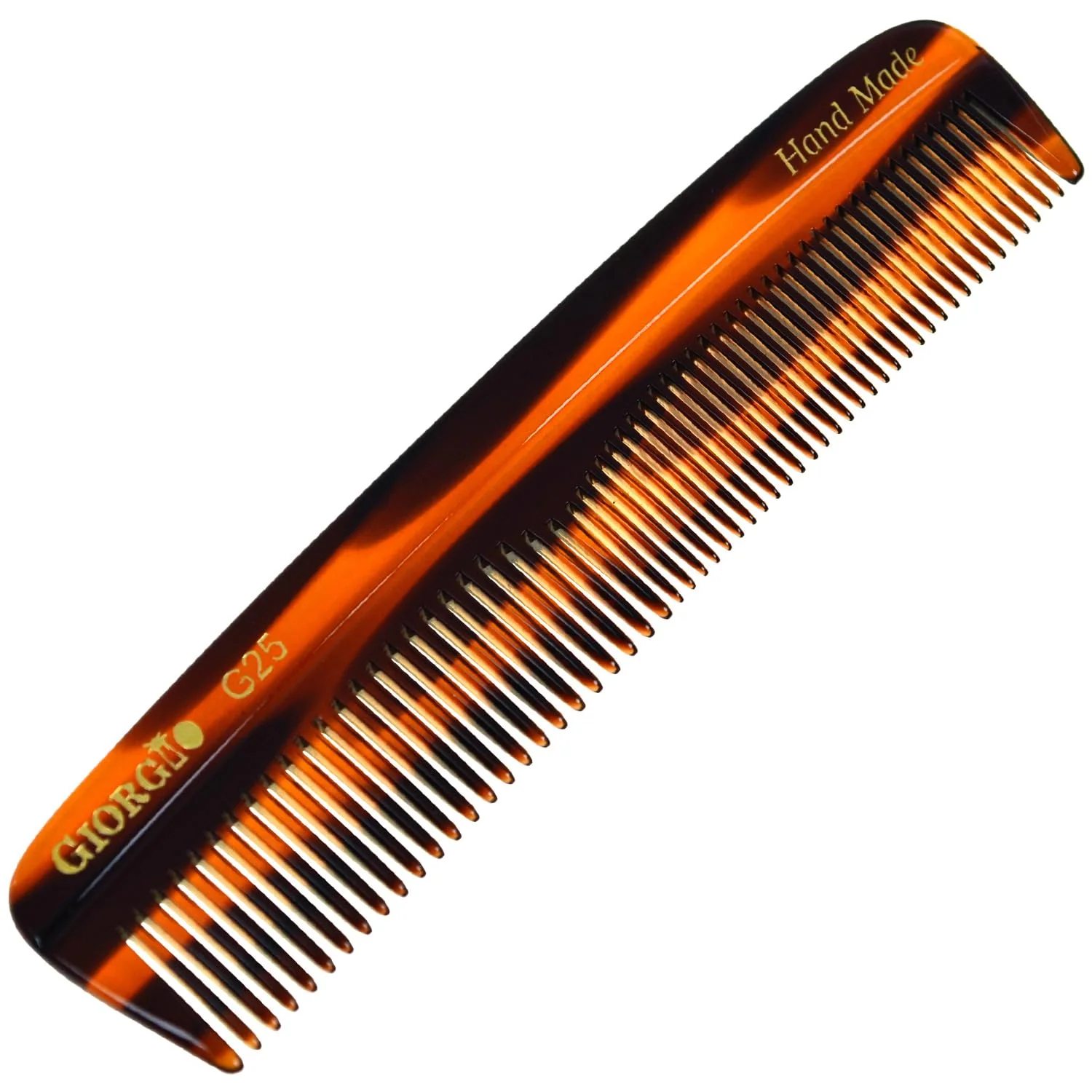 5.1" Handmade Fine and Wide Tooth Pocket Dressing Comb - Image 11