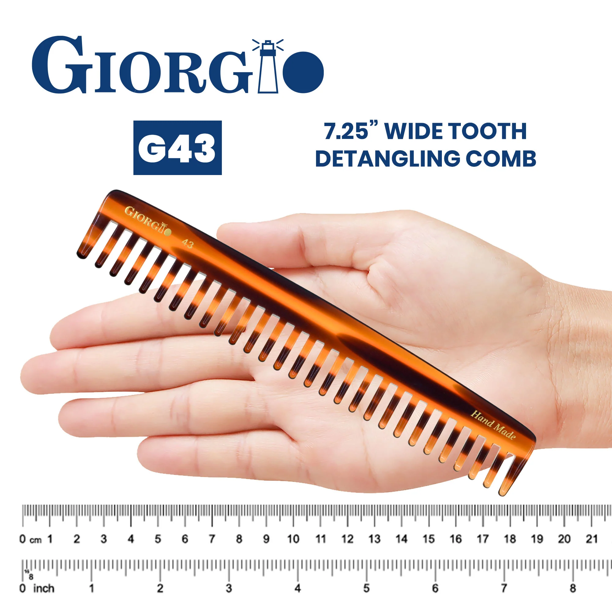 Handmade Wide Tooth Detangling Comb - Image 3