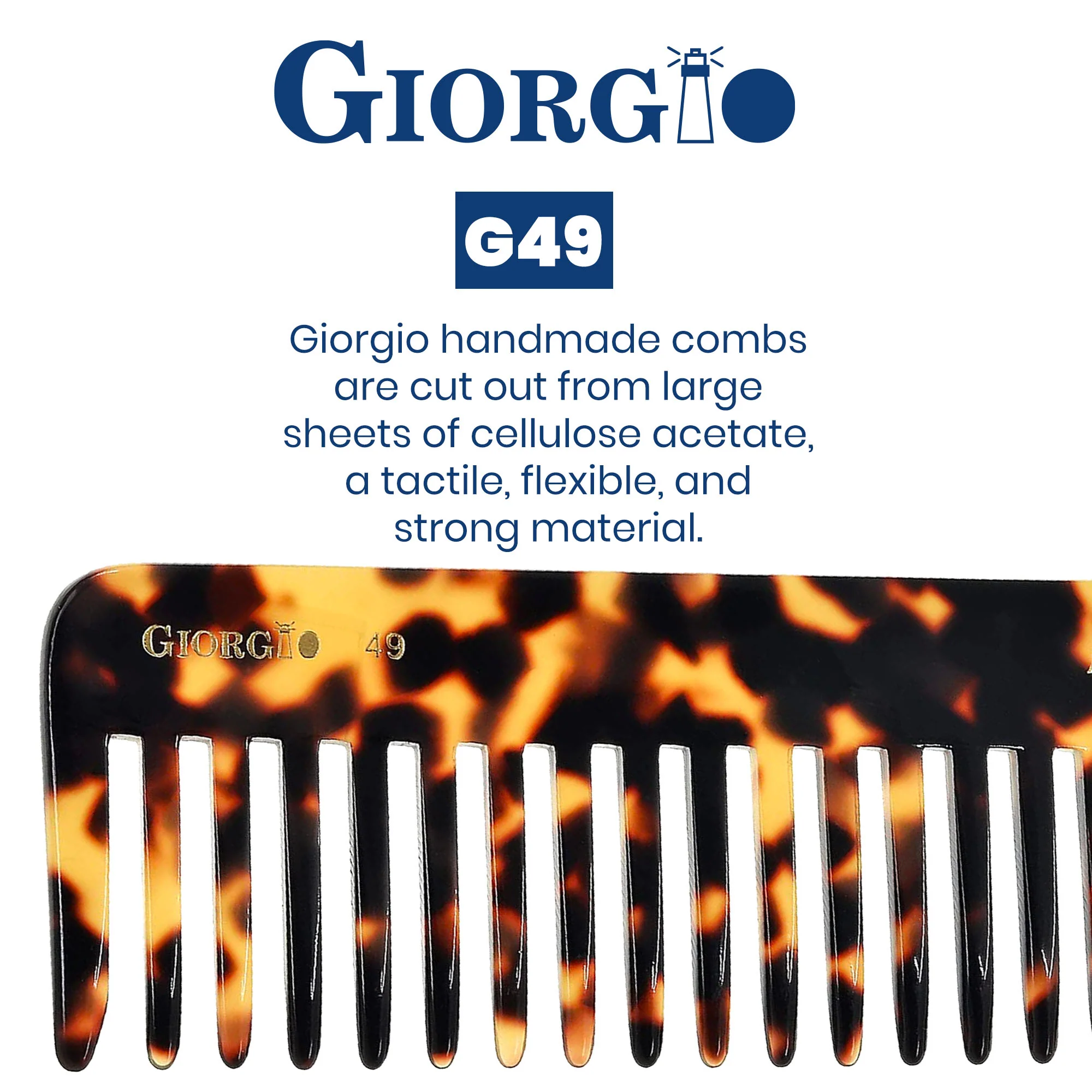 5.75" Deep Wide Tooth Detangling Comb - Image 14