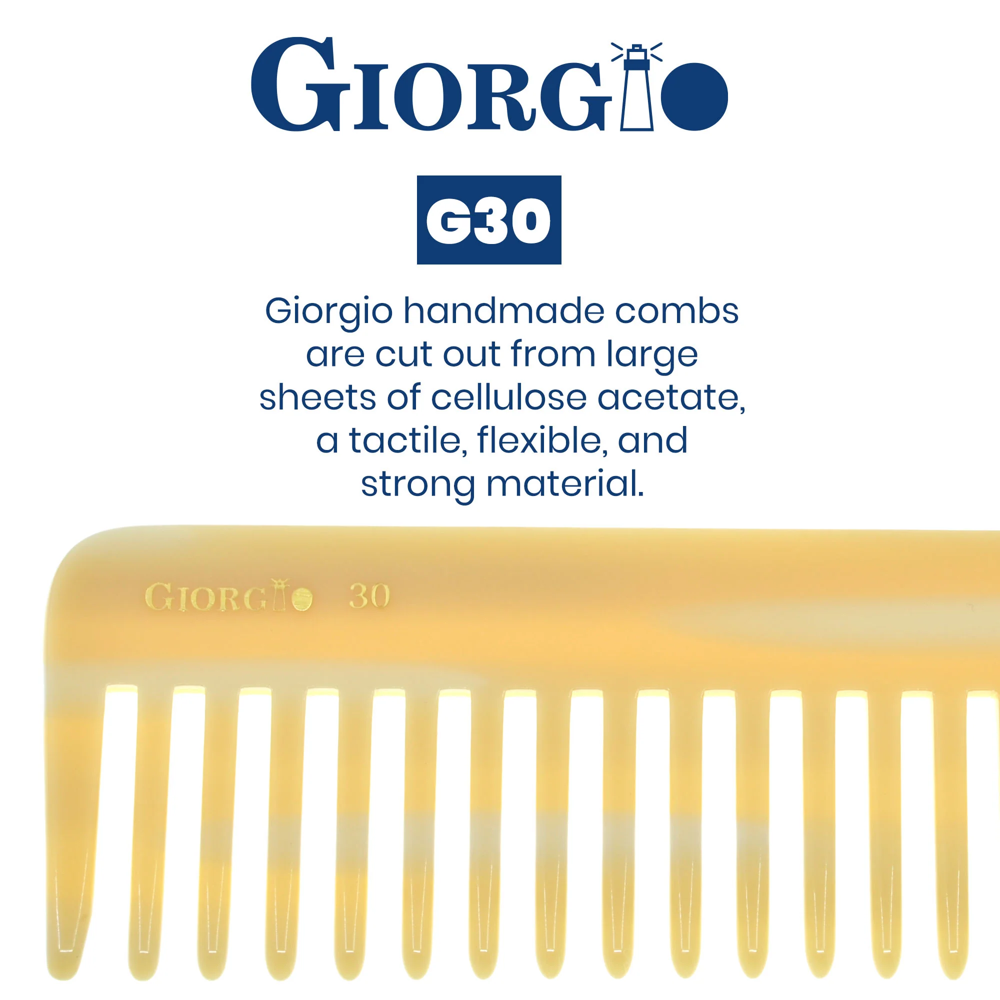 5.75" Deep Wide Tooth Detangling Comb - Image 24