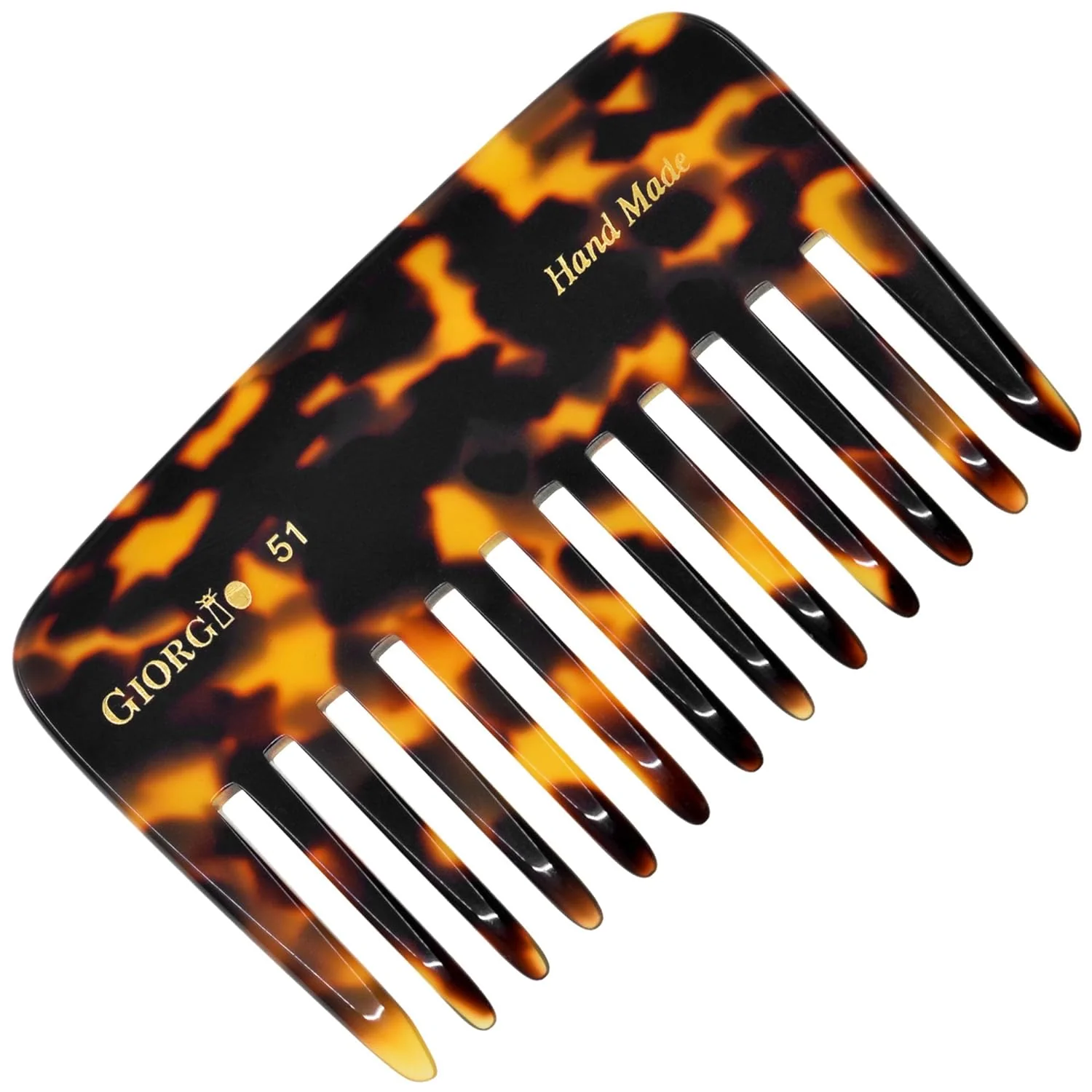 3.75" Handmade Wide Tooth Detangling Pocket Comb - Image 16