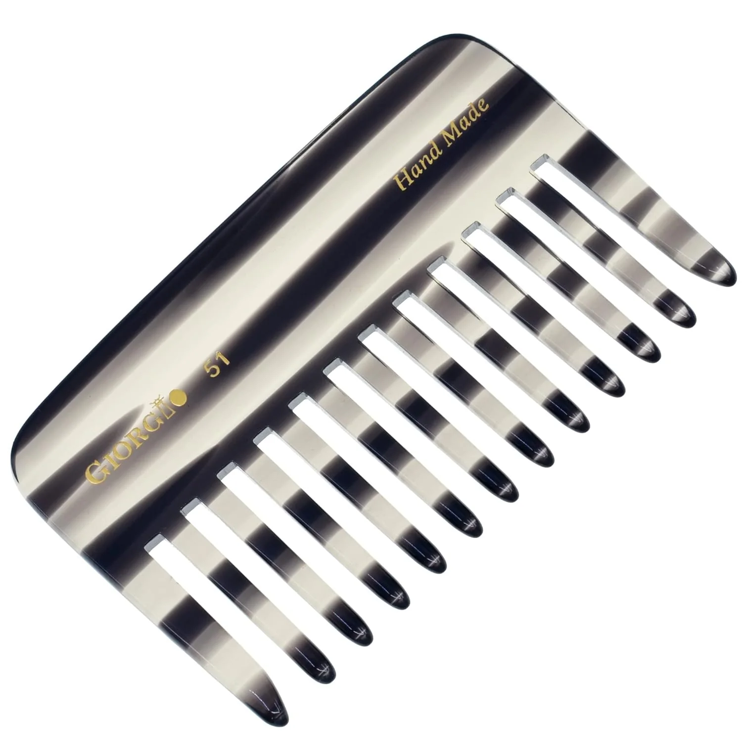 3.75" Handmade Wide Tooth Detangling Pocket Comb - Image 6