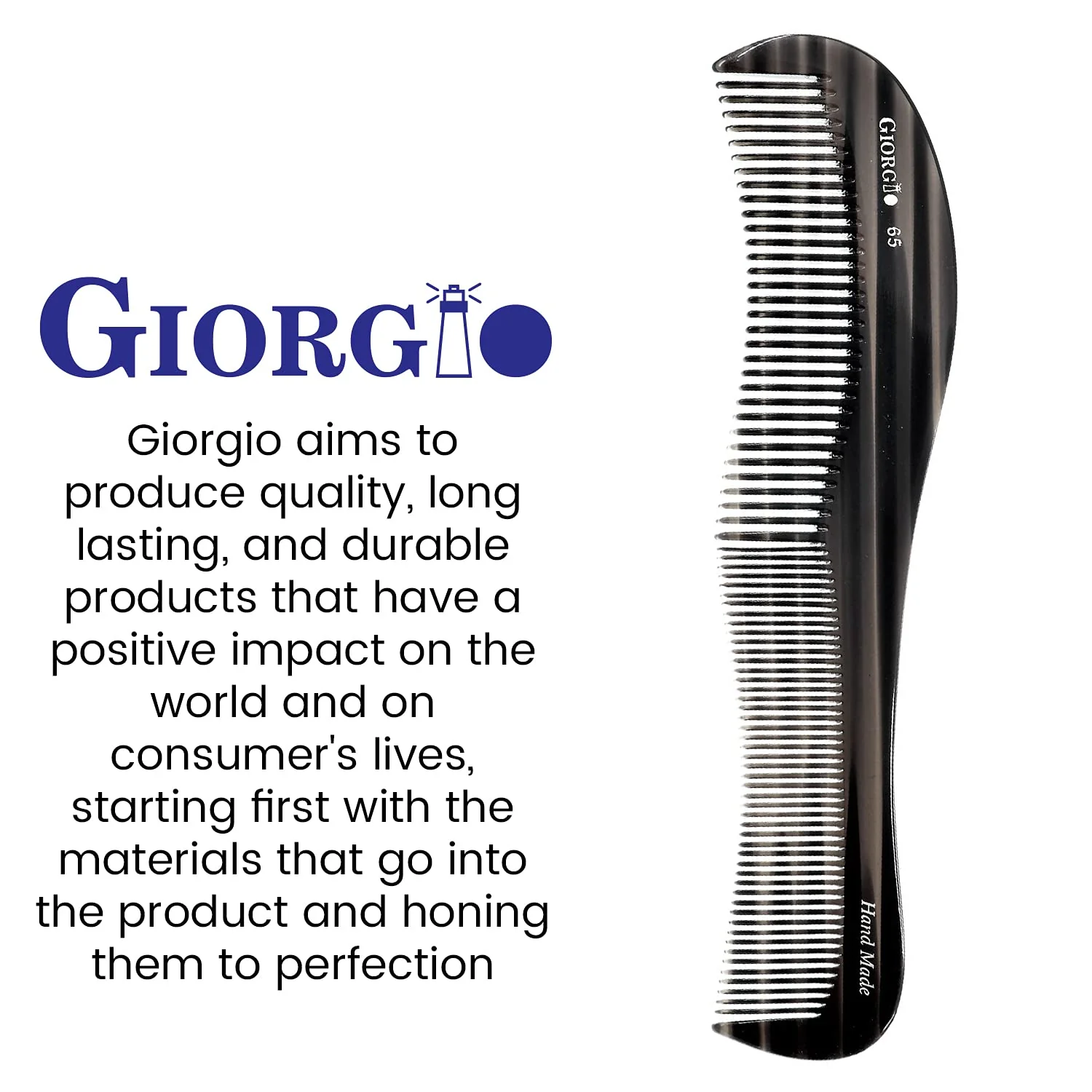 Handmade Contoured Dressing Hair Comb - Image 6