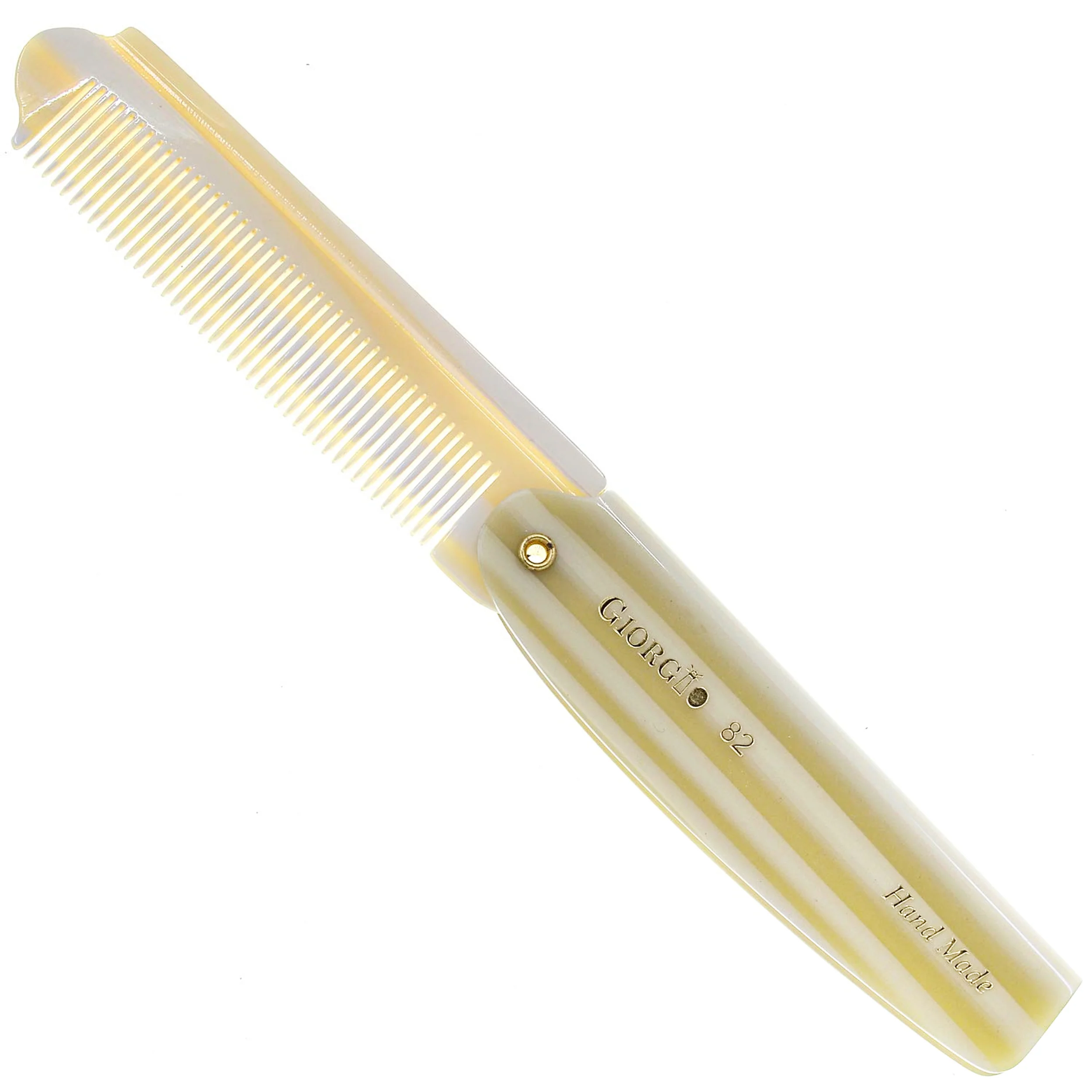 7.85" Handmade Fine Tooth Folding Pocket Comb - Image 6