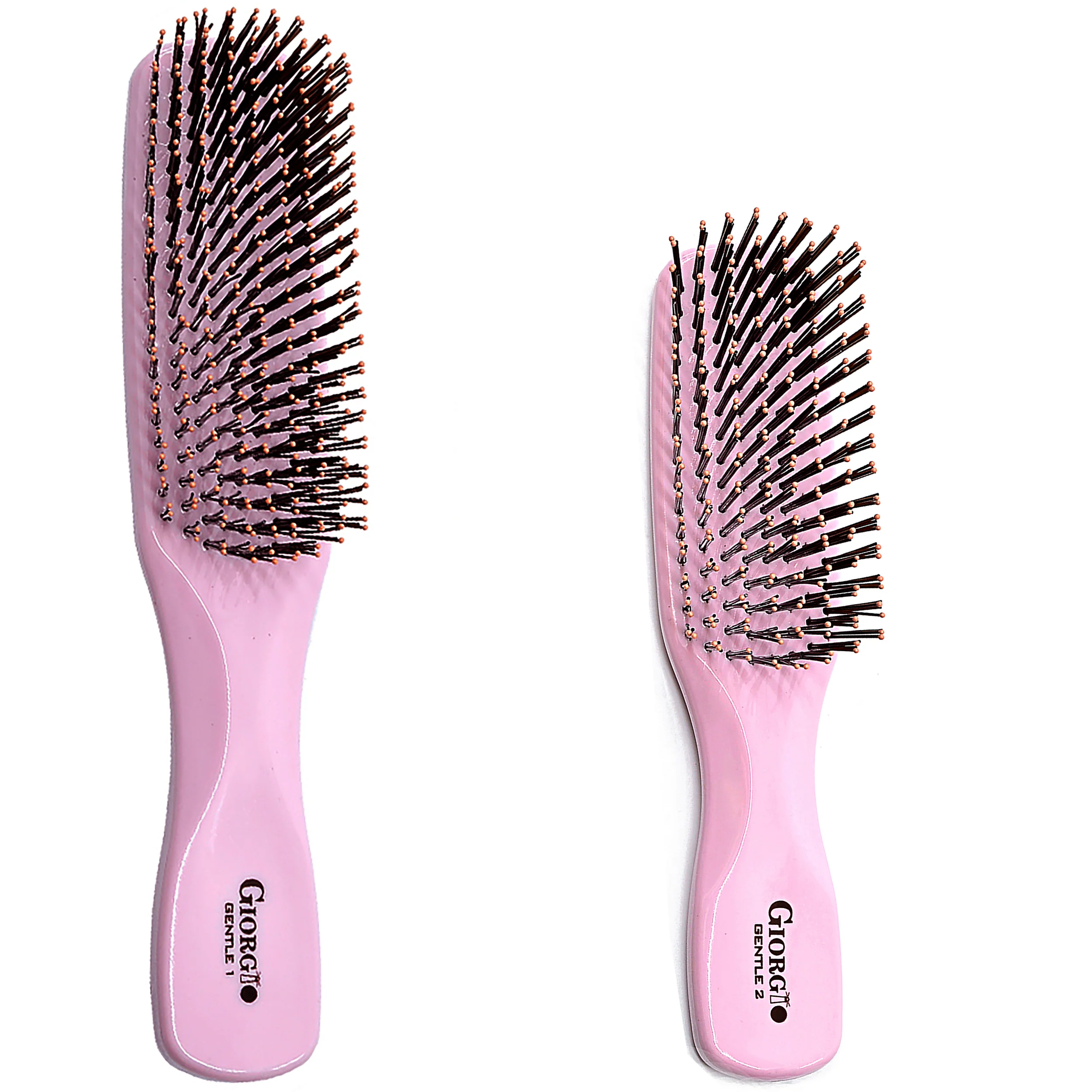 Gentle Nylon Bristle Scalp Sensitive Hair Brush Set - Image 15