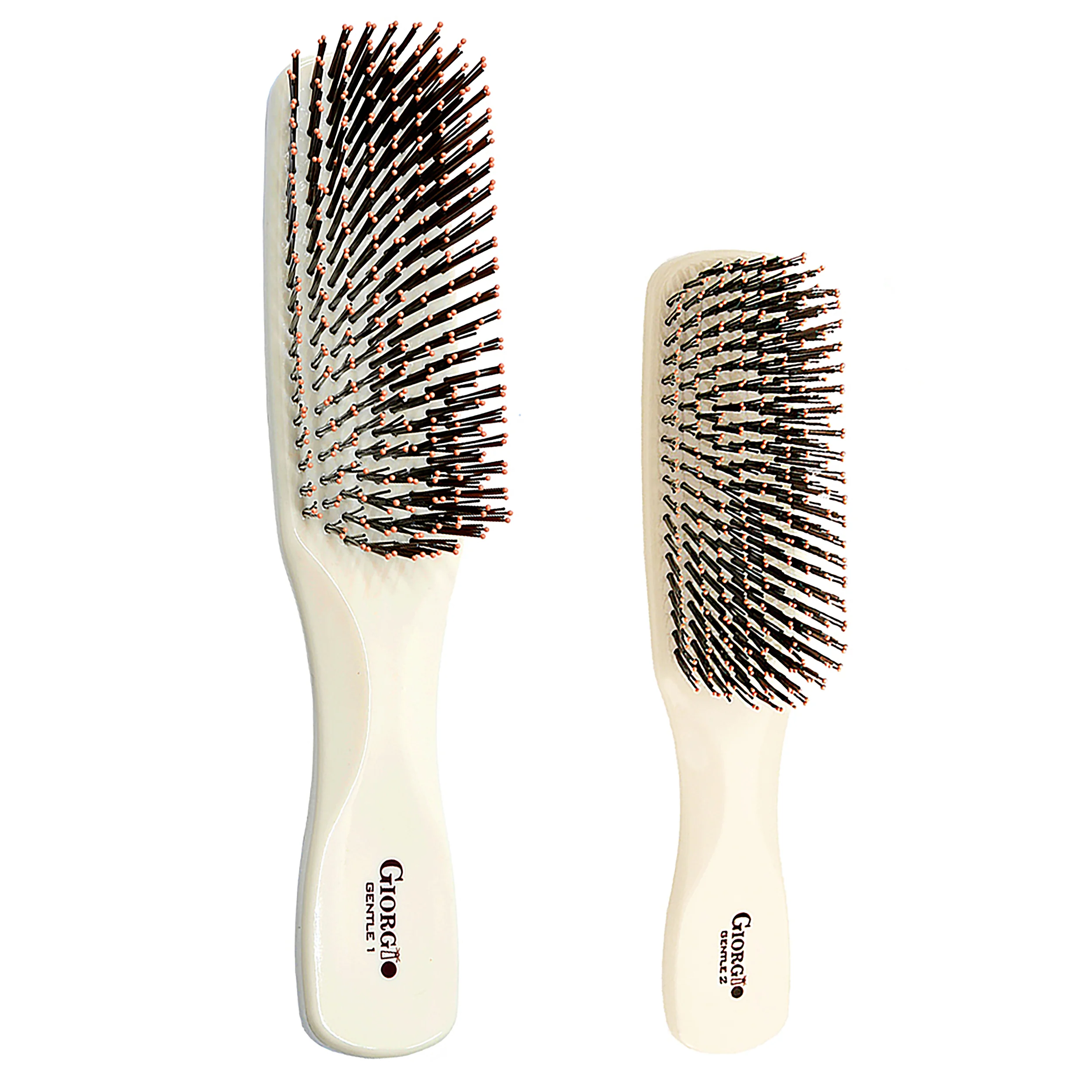 Gentle Nylon Bristle Scalp Sensitive Hair Brush Set - Image 7