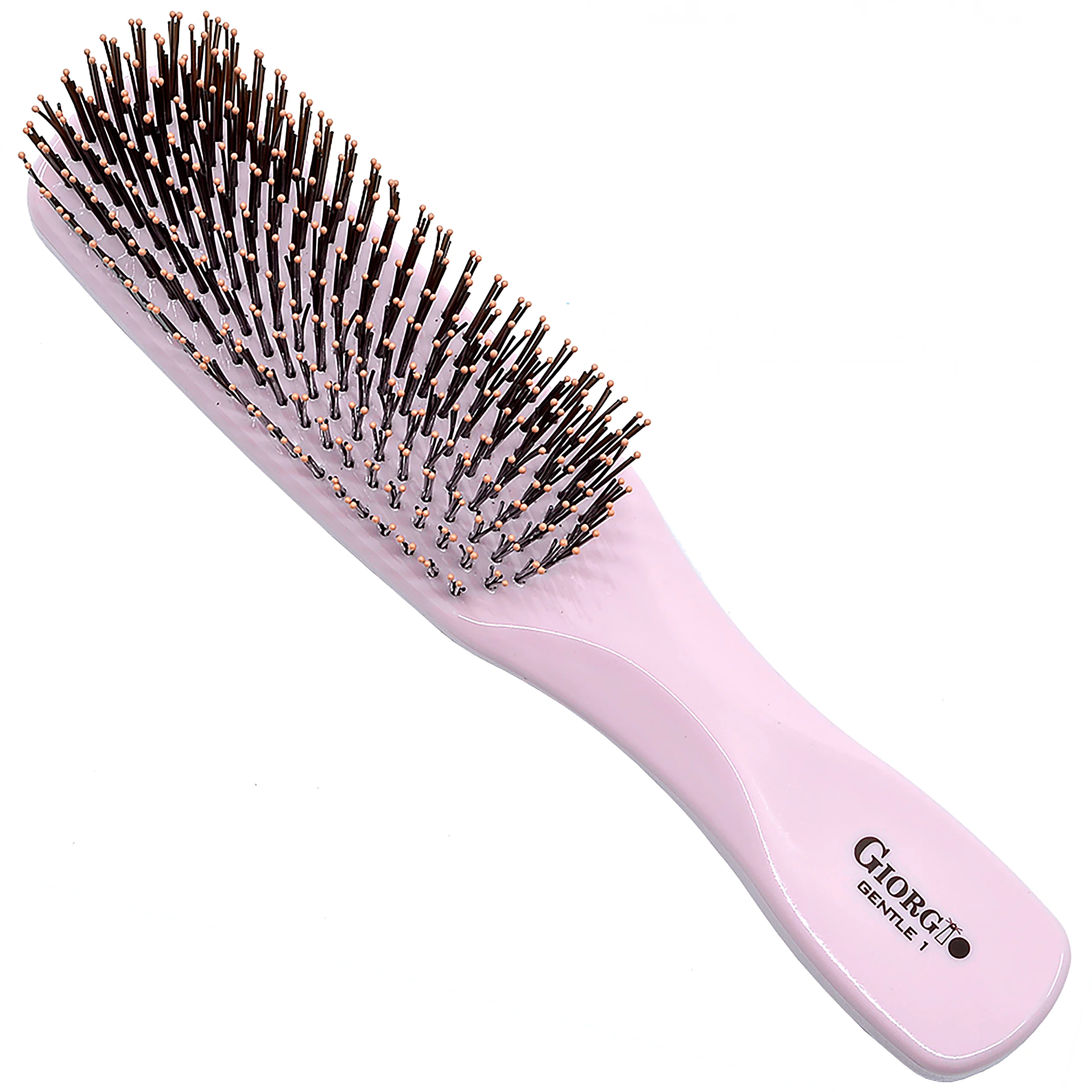 Gentle 7.75" Nylon Bristle Scalp Sensitive Hair Brush - Image 20
