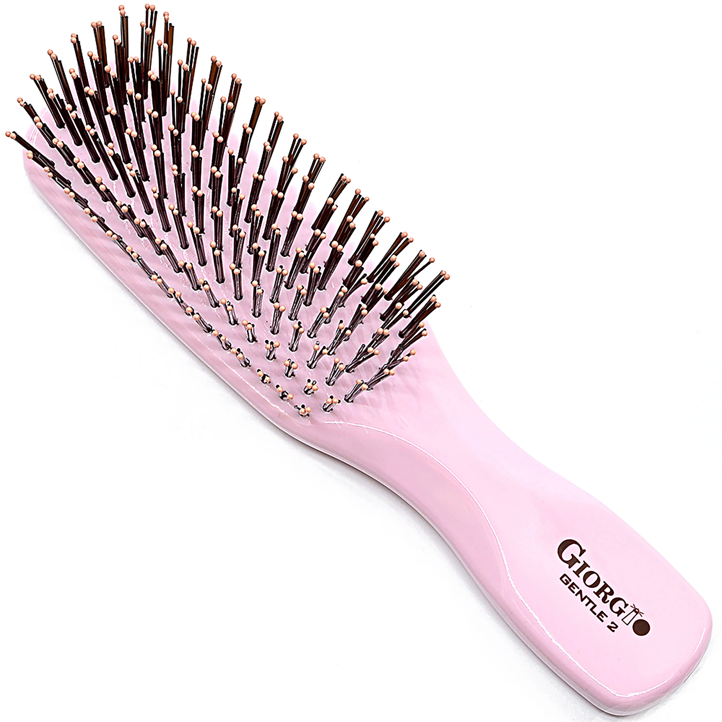 Gentle 6.5" Nylon Bristle Scalp Sensitive Travel Size Hair Brush - Image 19