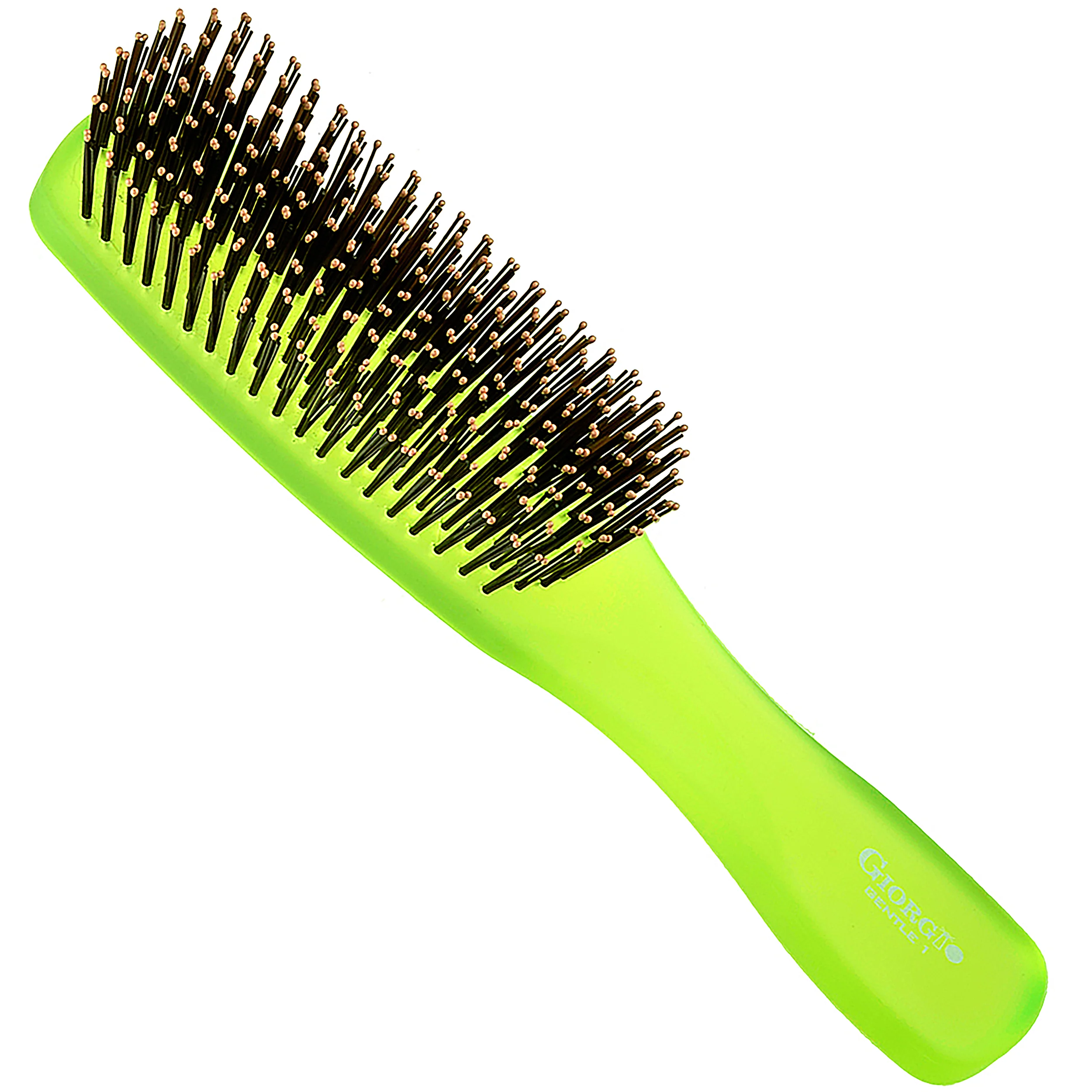 Gentle Neon 7.75" Nylon Bristle Scalp Sensitive Hair Brush - Image 25