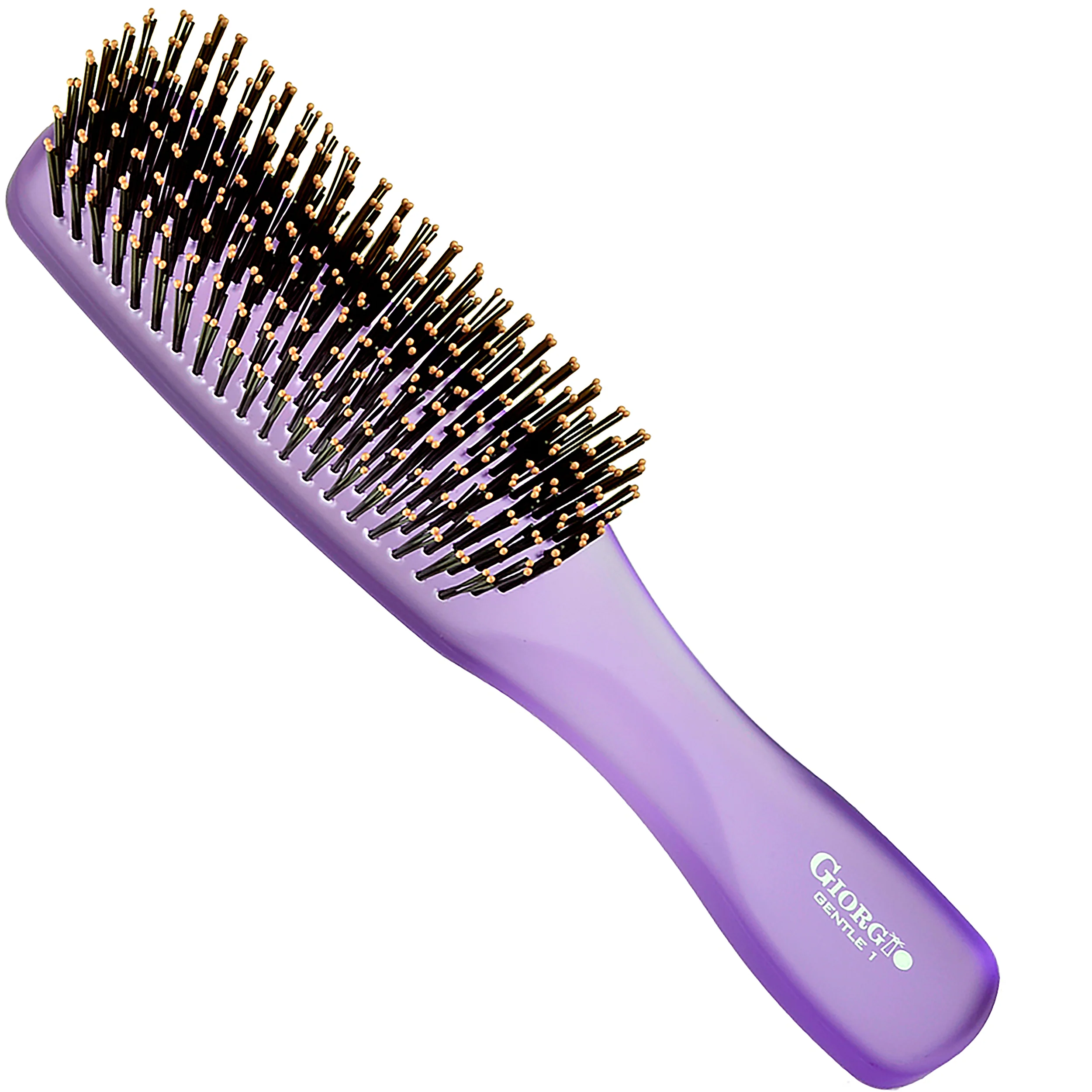 Gentle Neon 7.75" Nylon Bristle Scalp Sensitive Hair Brush - Image 7