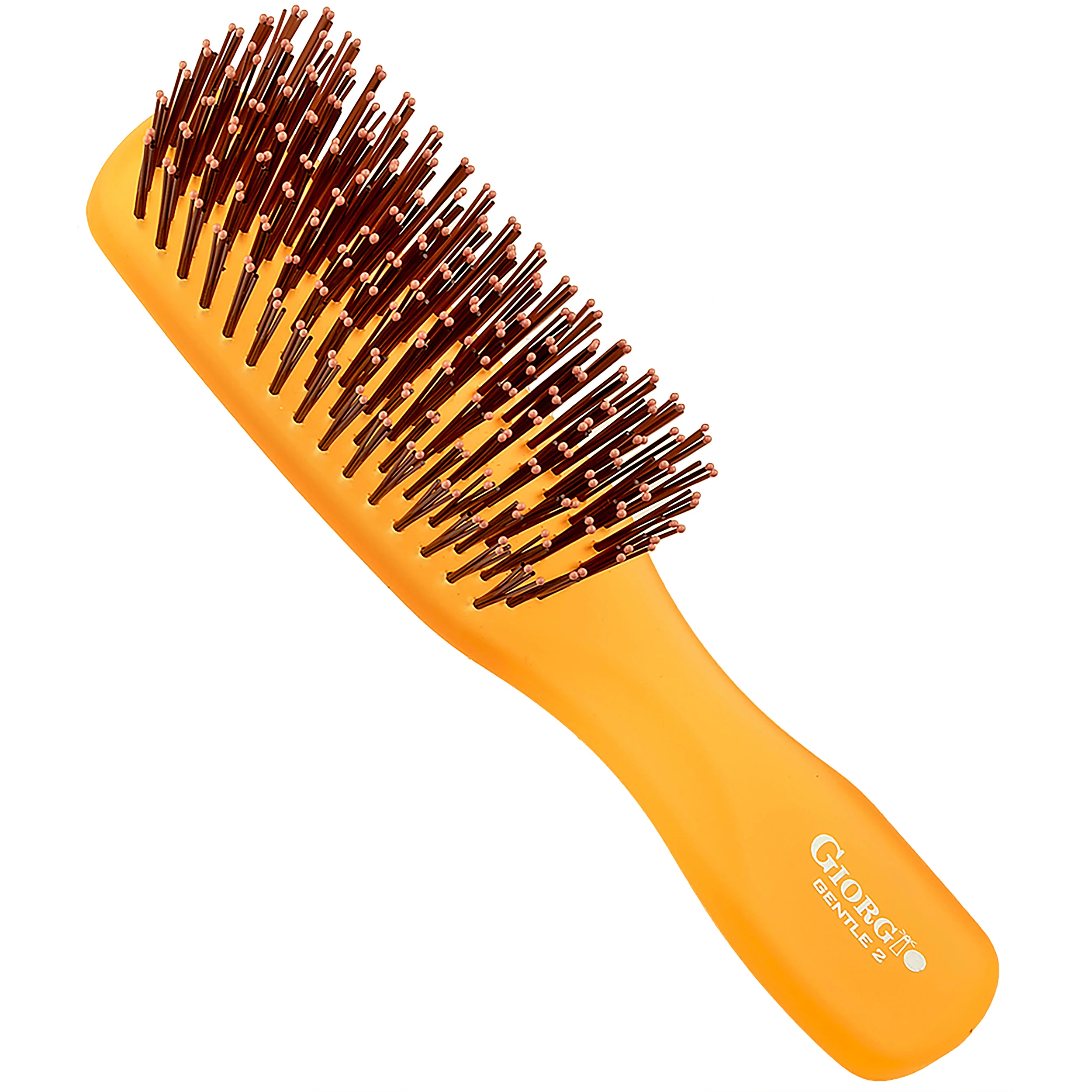 Gentle Neon 6.5" Nylon Bristle Scalp Sensitive Travel Size Hair Brush - Image 15