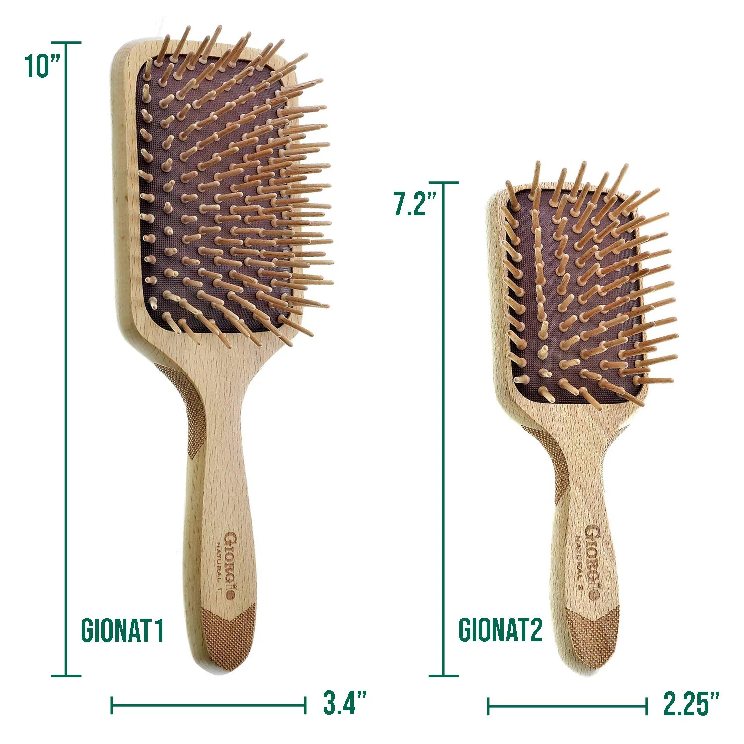Naturals Wood Bristle Detangling Paddle Hair Brush - Image 9