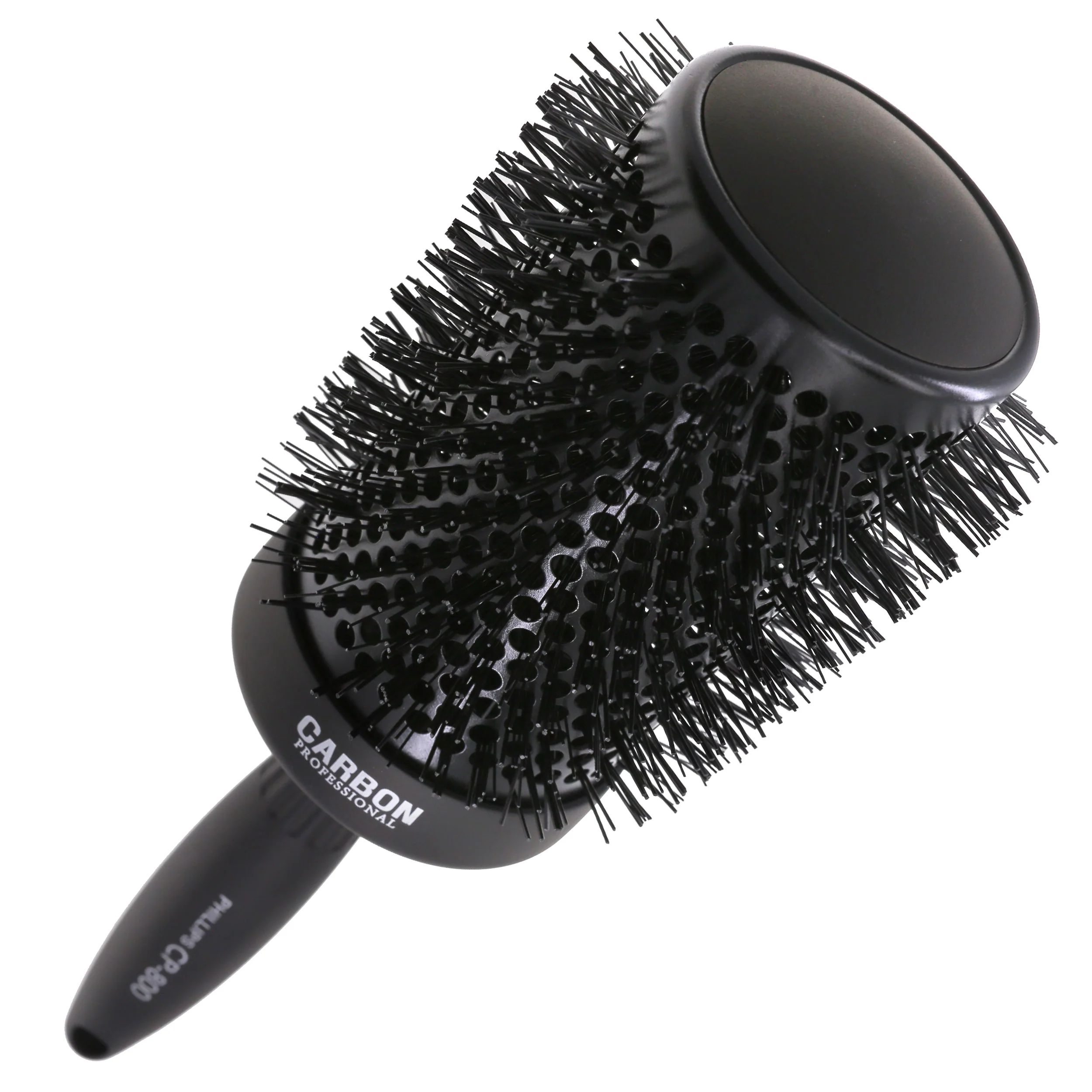 3.5" Carbon Professional Round Hair Brush with Nylon Bristles - Image 3