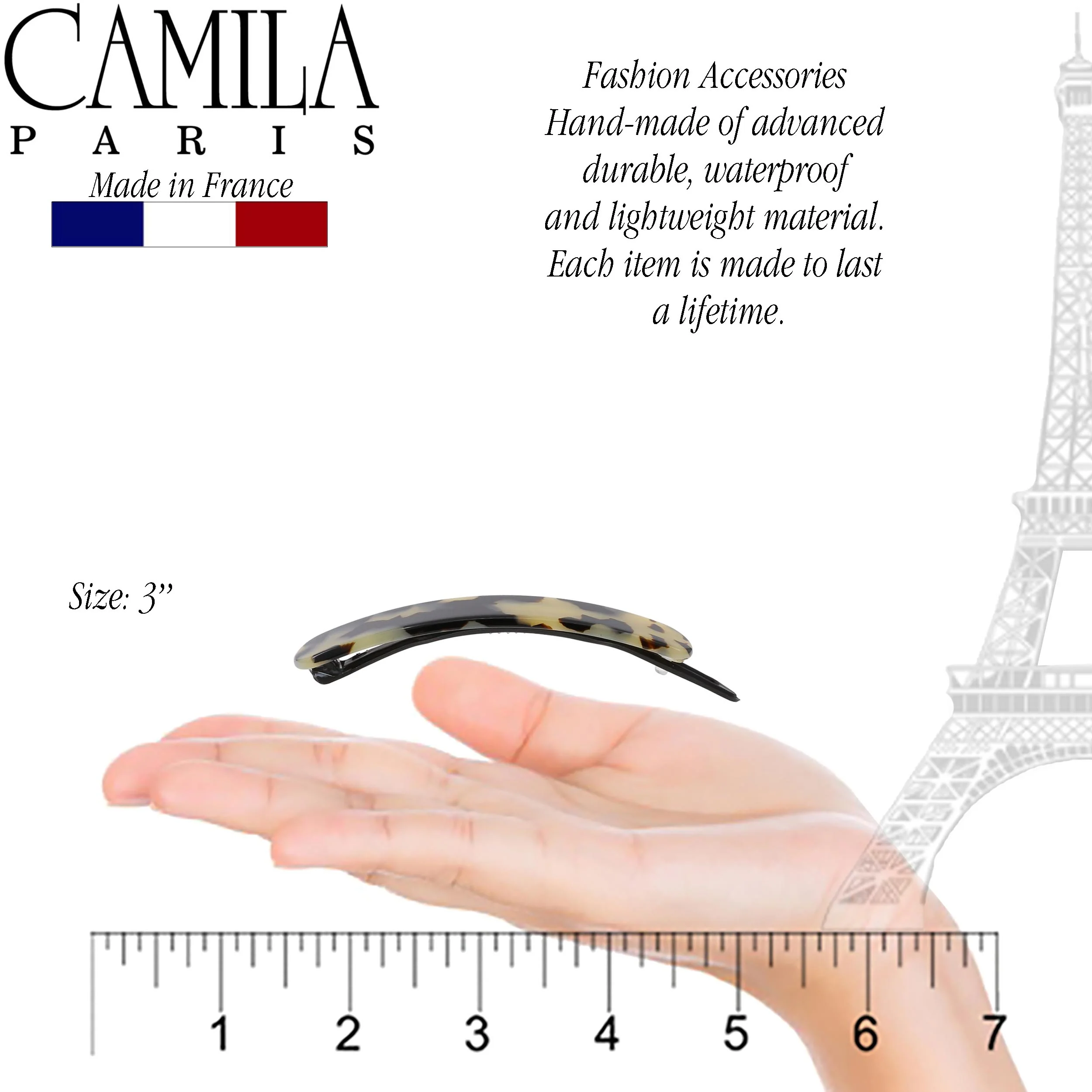 Camila Paris Handmade Classic Metal Free Barrette - Image 18