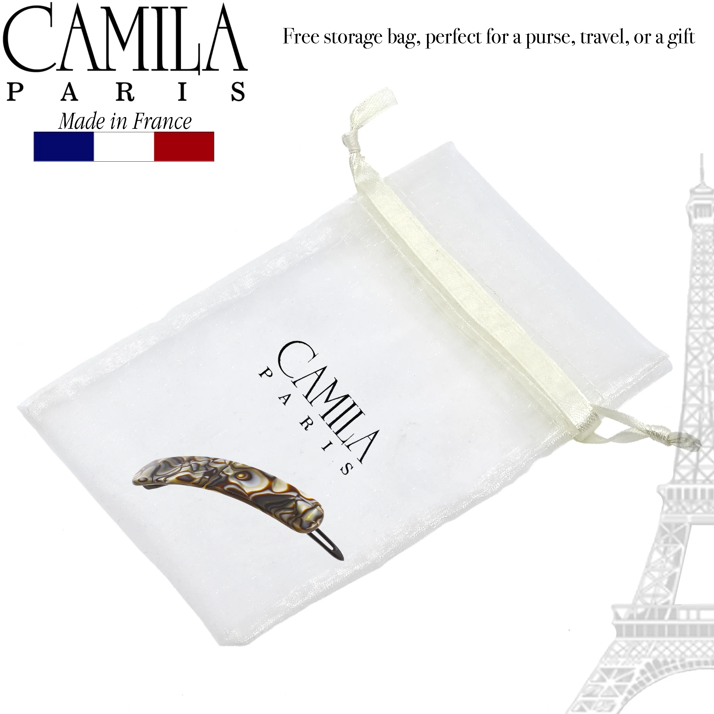 Camila Paris Handmade Classic Metal Free Barrette - Image 24