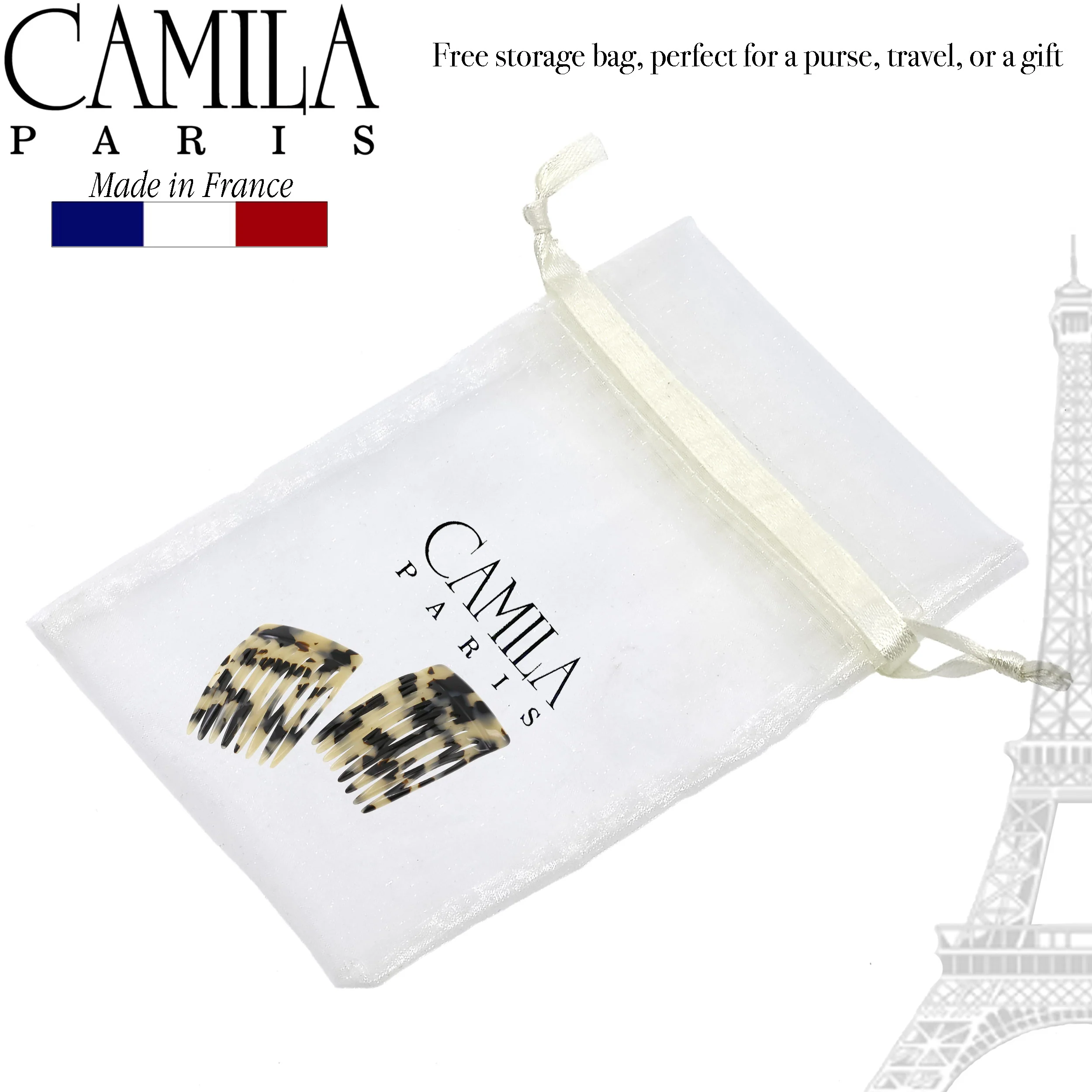 Camila Paris Handmade Classic Side Comb Pair - Image 16