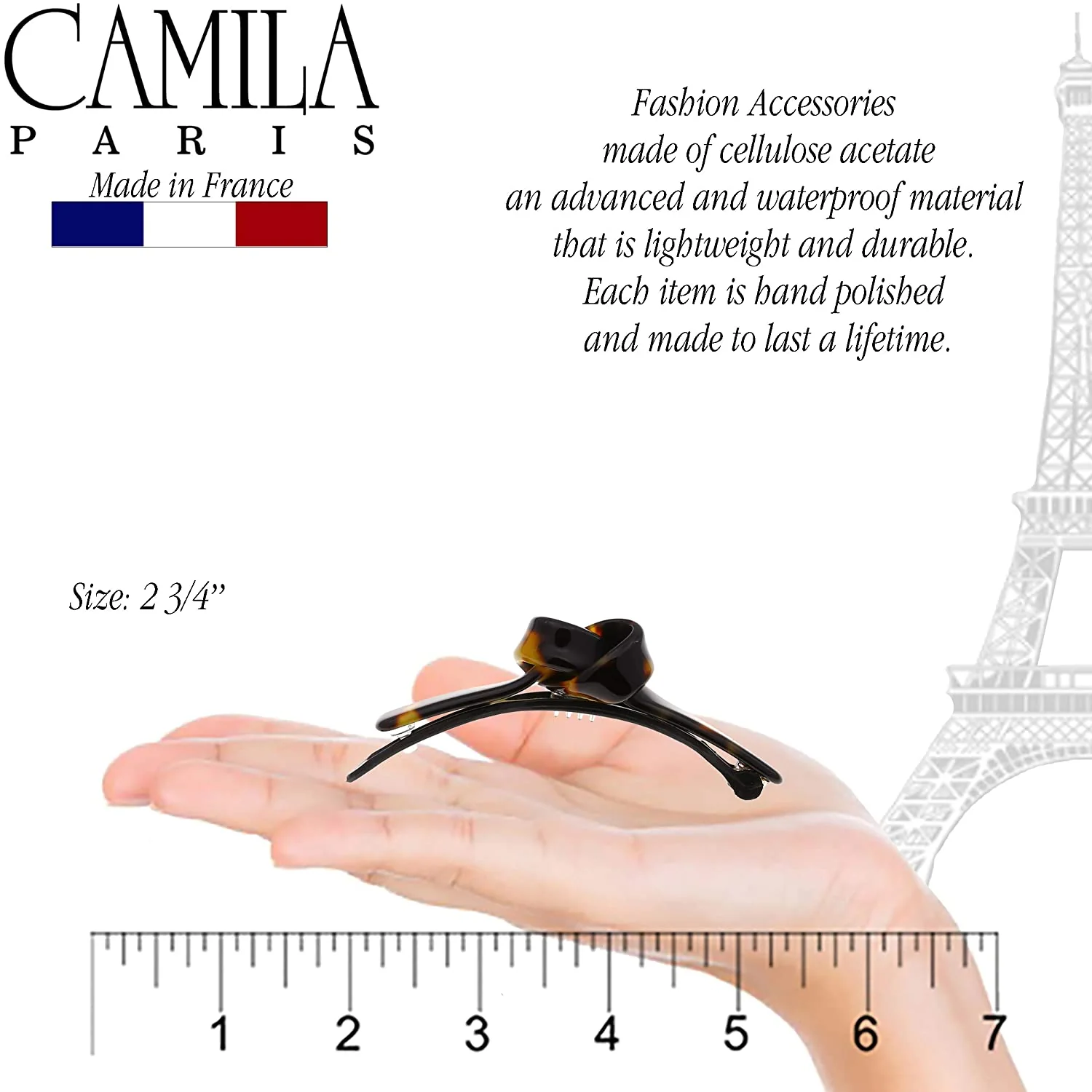 Camila Paris Handmade Knot Metal Free Barrette - Image 14