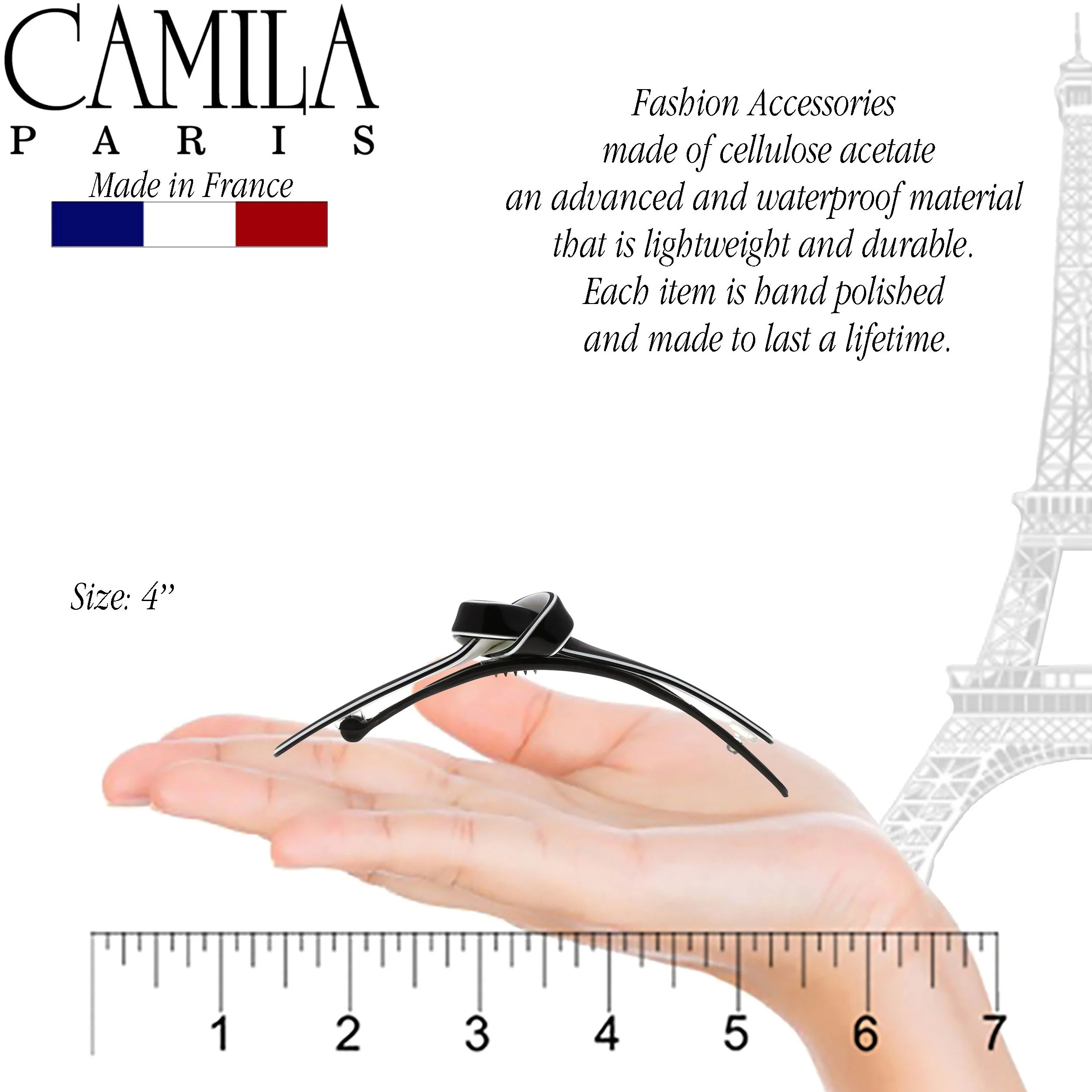 Camila Paris Handmade Knot Metal Free Barrette - Image 18