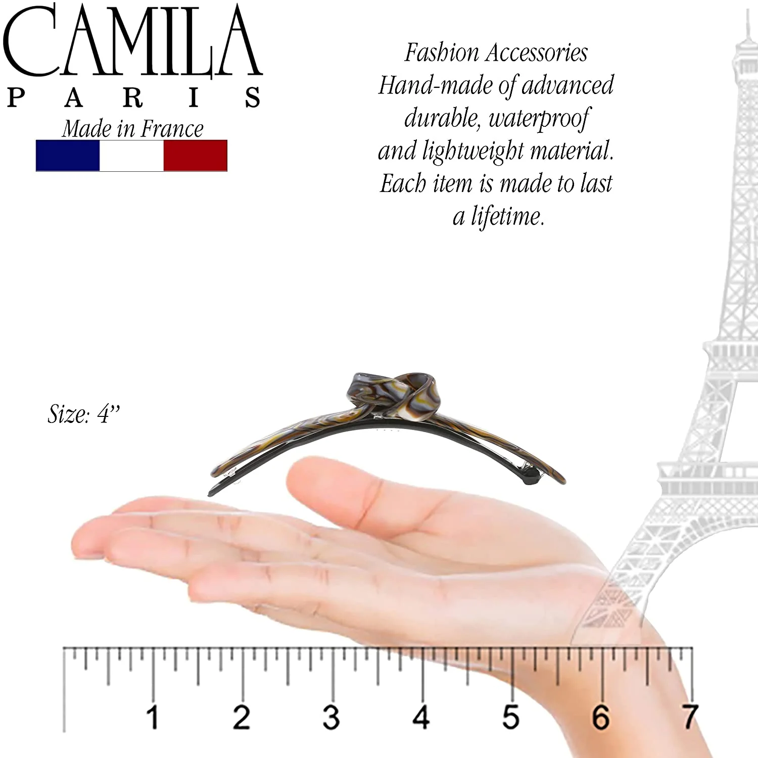 Camila Paris Handmade Knot Metal Free Barrette - Image 26