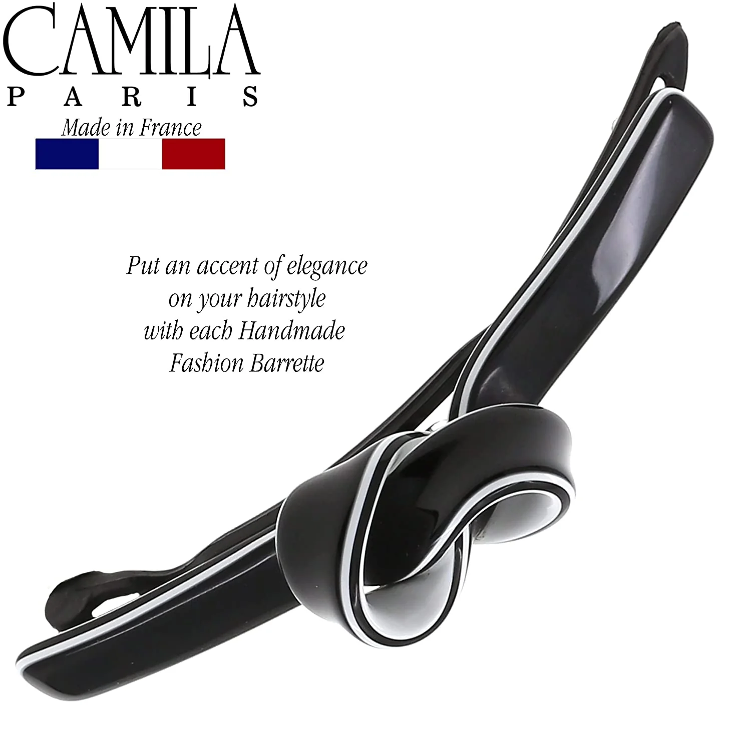 Camila Paris Handmade Knot Metal Free Barrette - Image 3