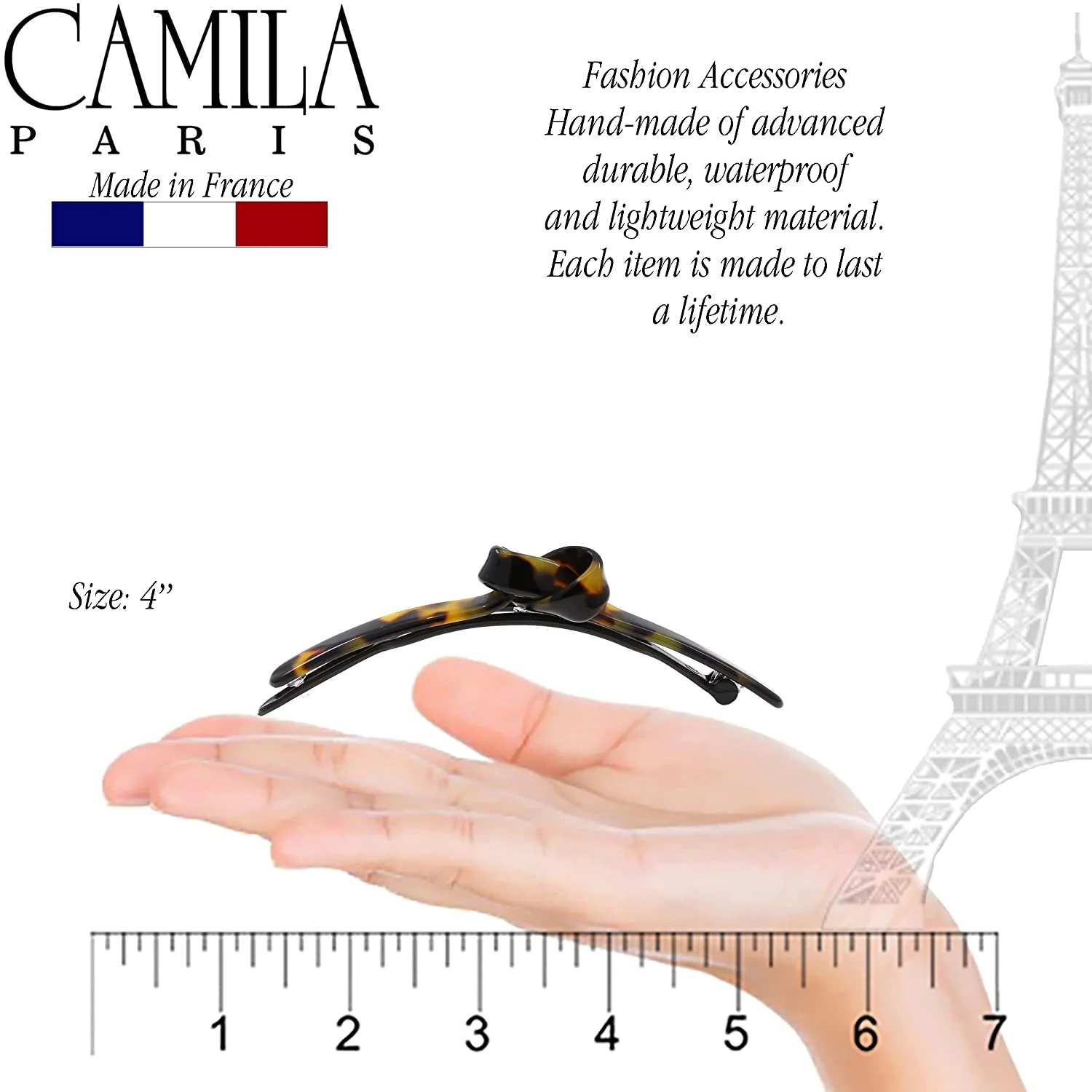 Camila Paris Handmade Knot Metal Free Barrette - Image 30