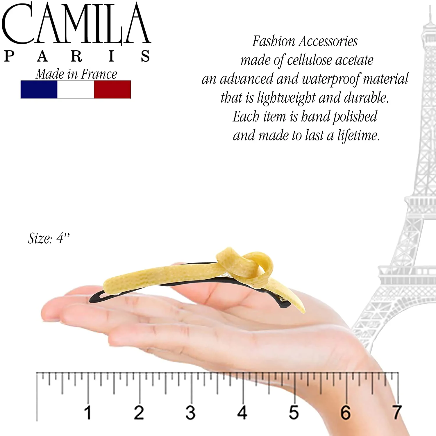 Camila Paris Handmade Knot Metal Free Barrette - Image 34