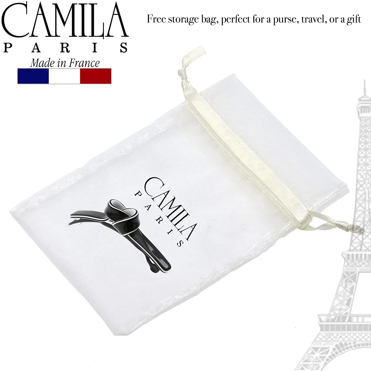 Camila Paris Handmade Knot Metal Free Barrette - Image 4