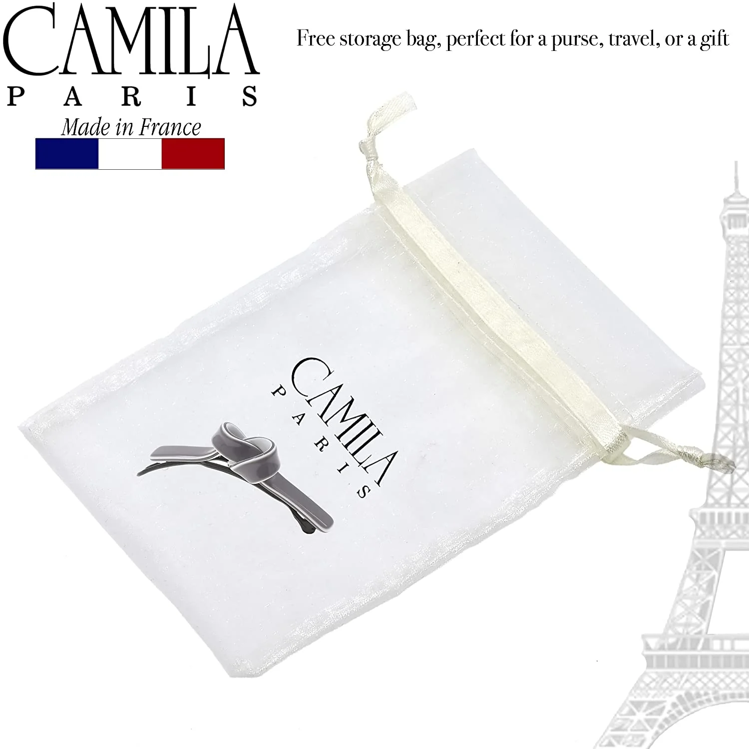 Camila Paris Handmade Knot Metal Free Barrette - Image 8