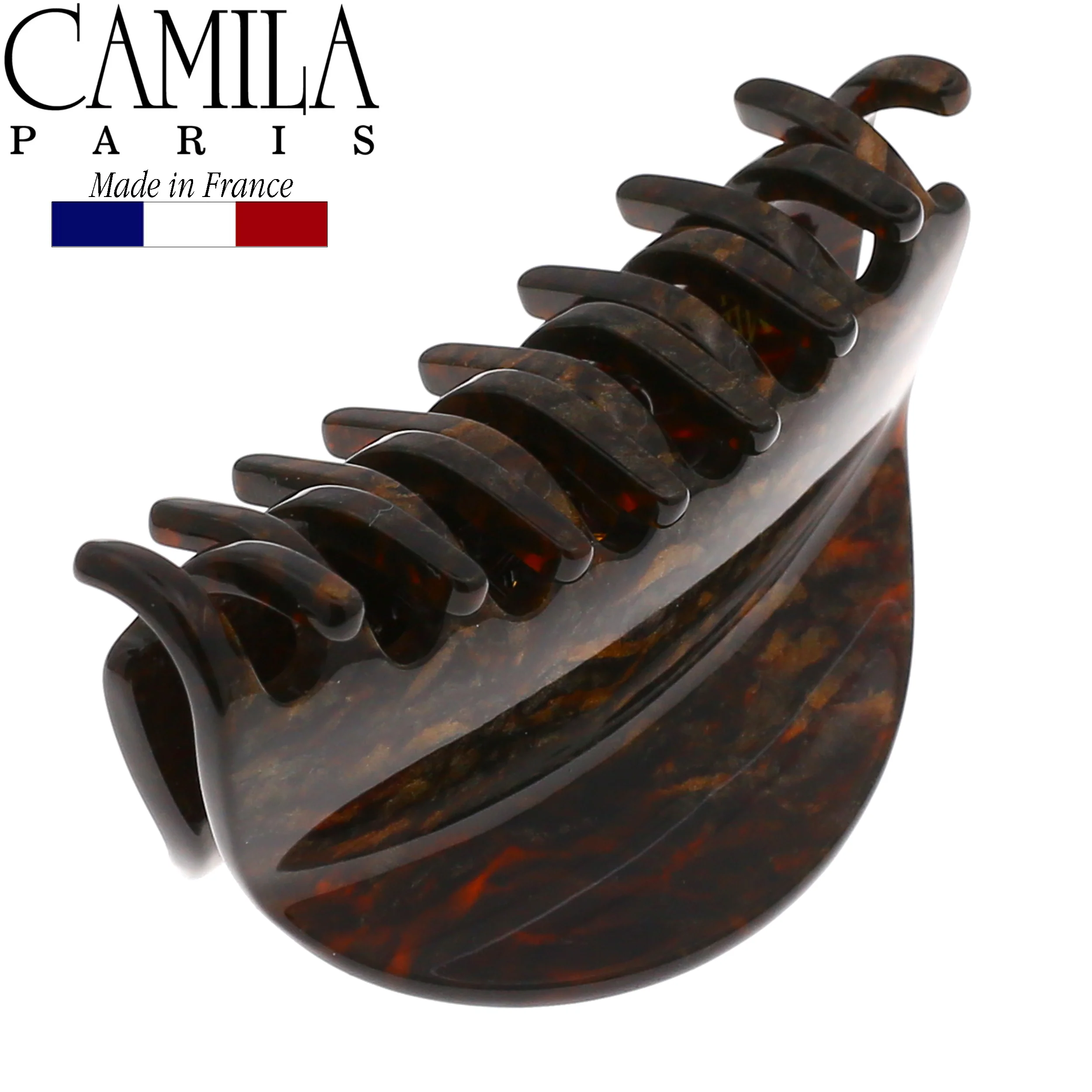 Camila Paris Handmade Luna Spring Covered Hair Clip - Image 12