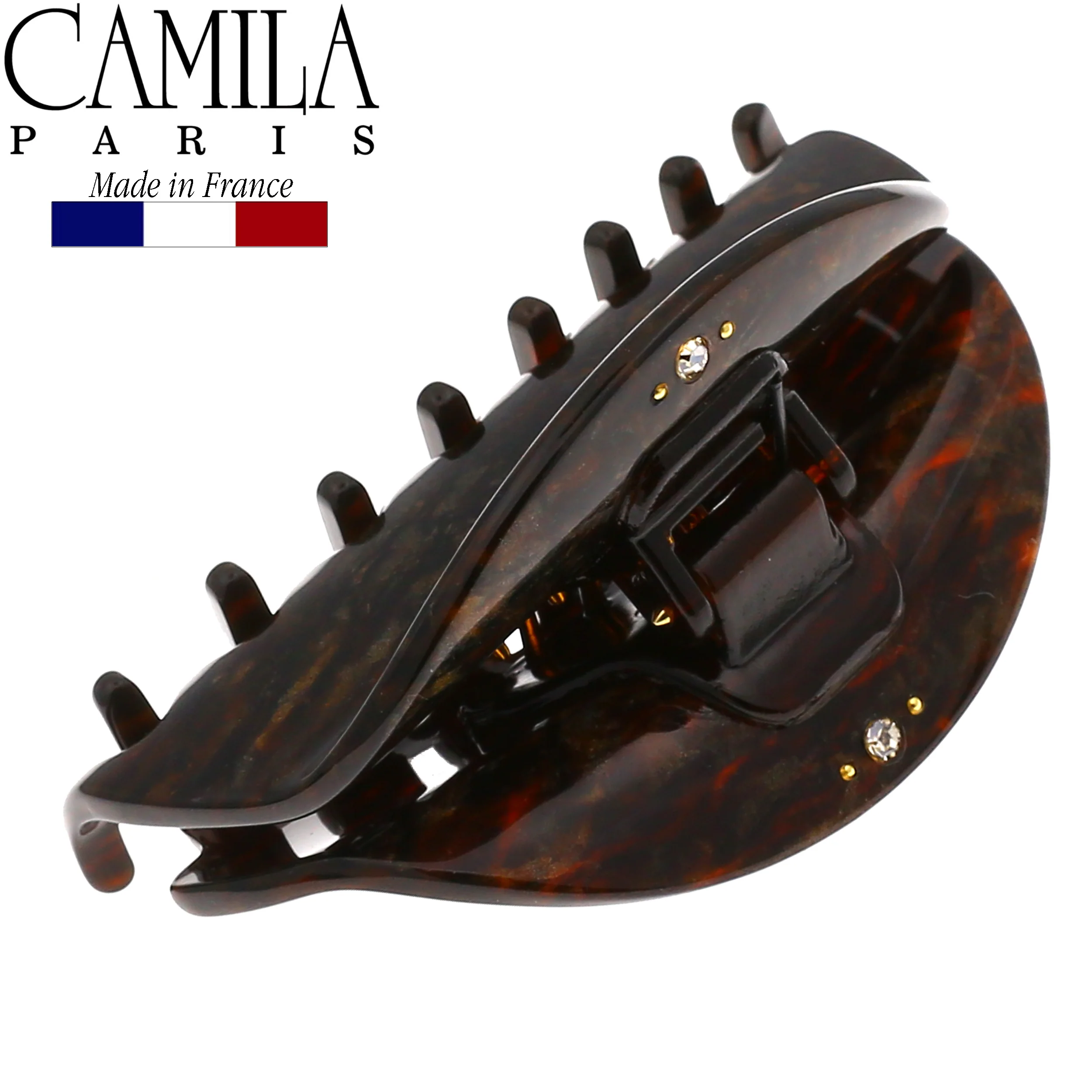 Camila Paris Handmade Luna Spring Covered Hair Clip - Image 13