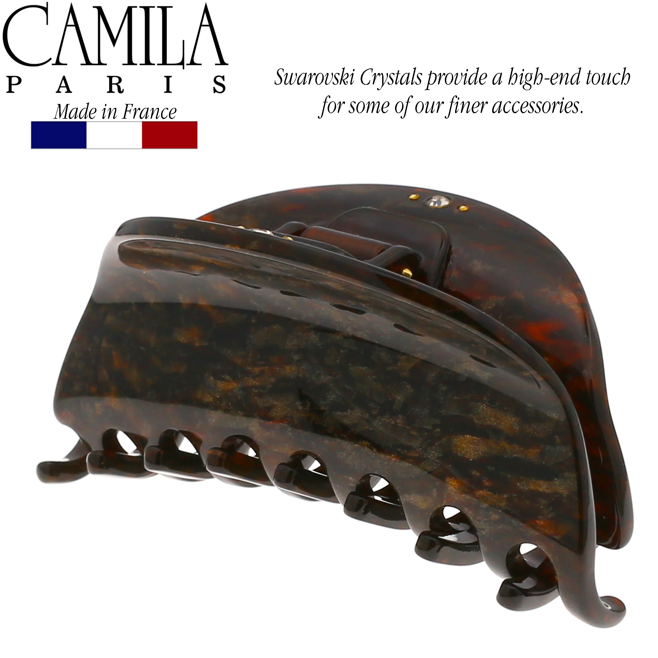 Camila Paris Handmade Luna Spring Covered Hair Clip - Image 16