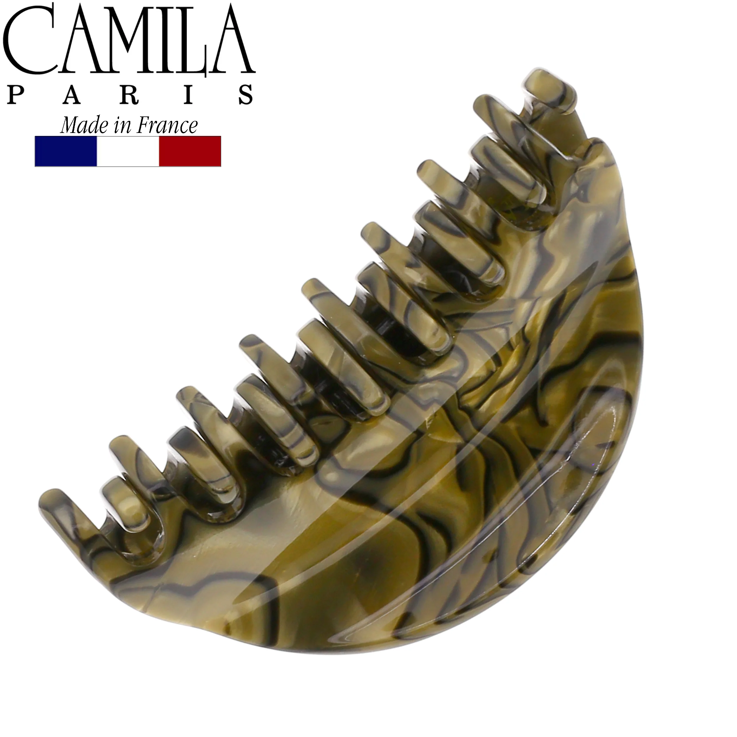 Camila Paris Handmade Luna Spring Covered Hair Clip - Image 6