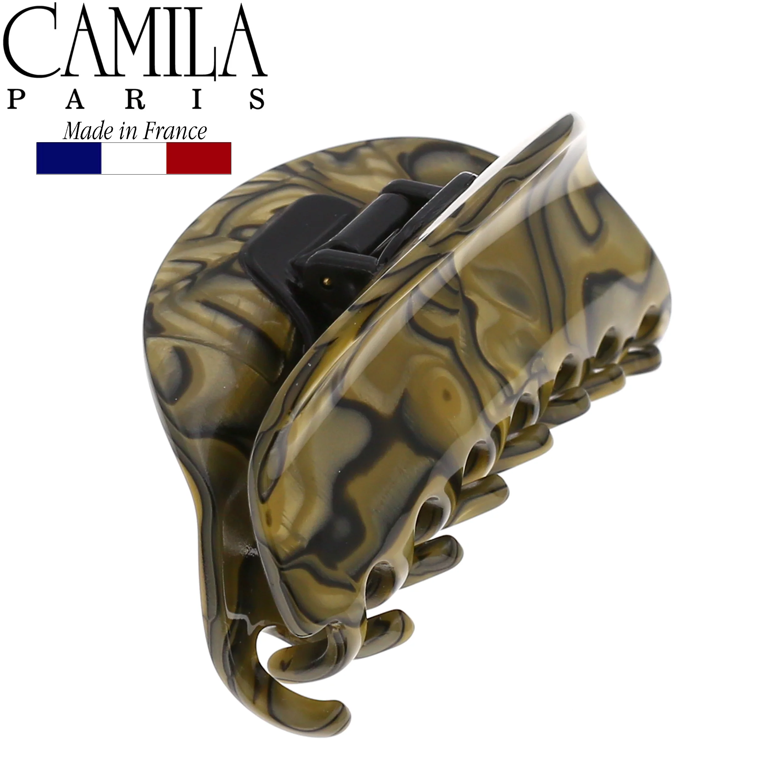 Camila Paris Handmade Luna Spring Covered Hair Clip - Image 7