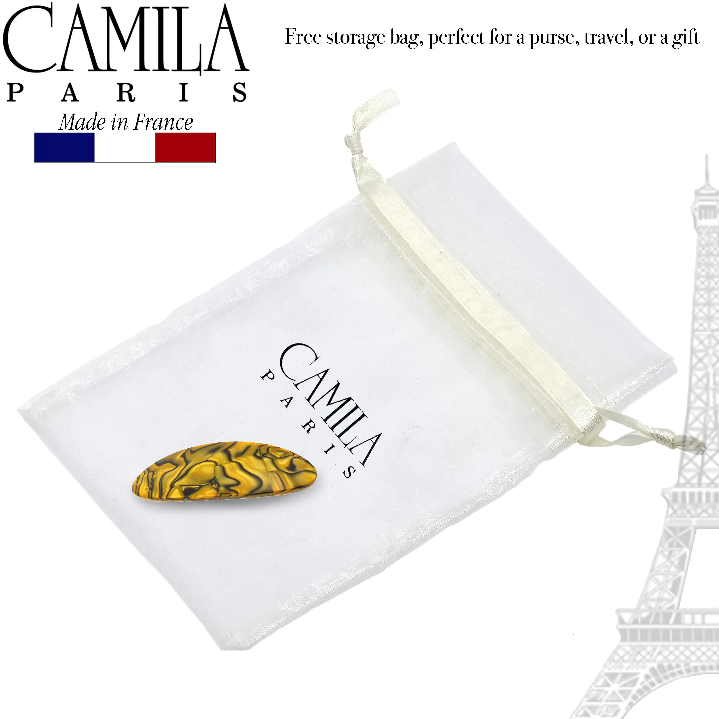 Camila Paris Handmade Oval No-Slip Barrette - Image 12