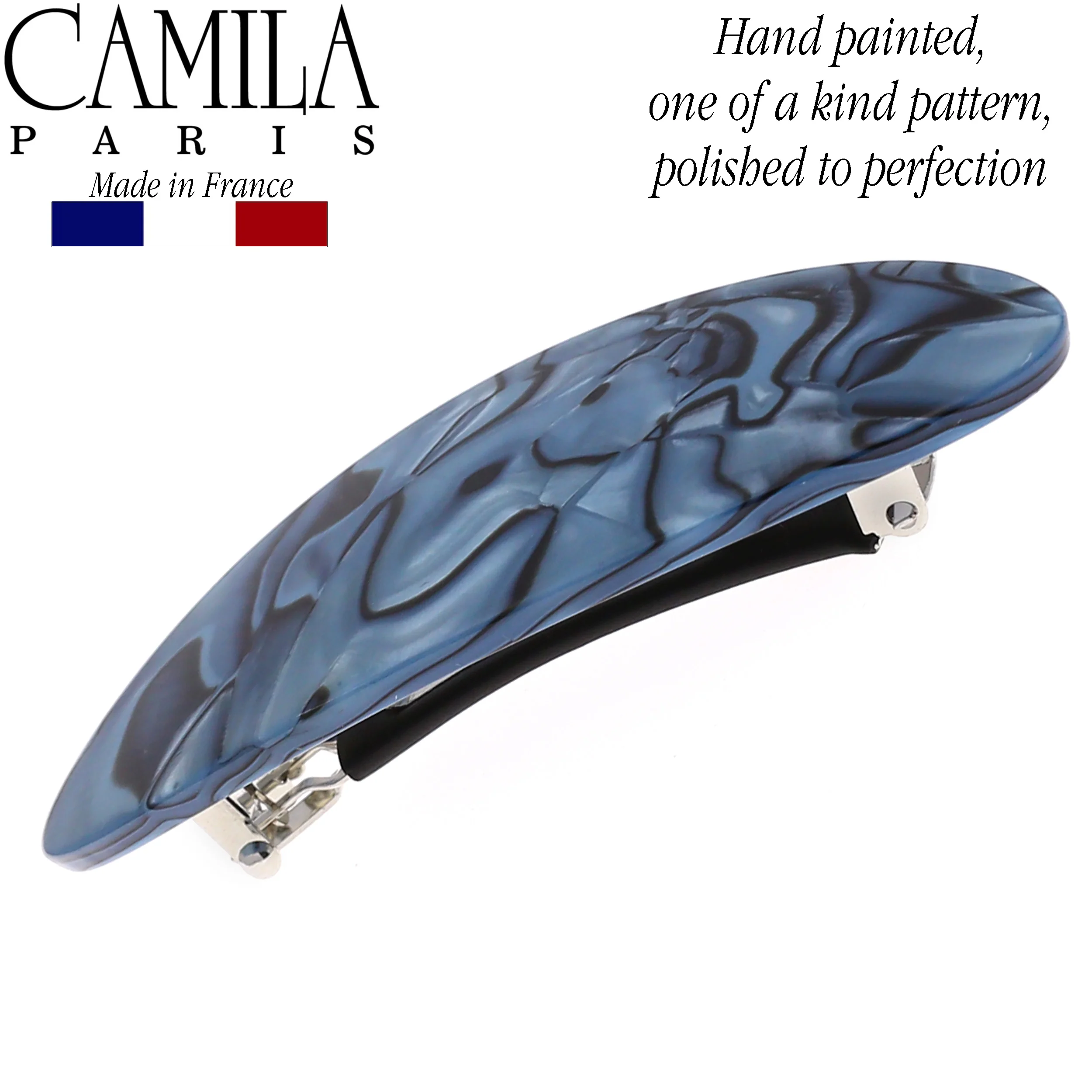 Camila Paris Handmade Oval No-Slip Barrette - Image 7