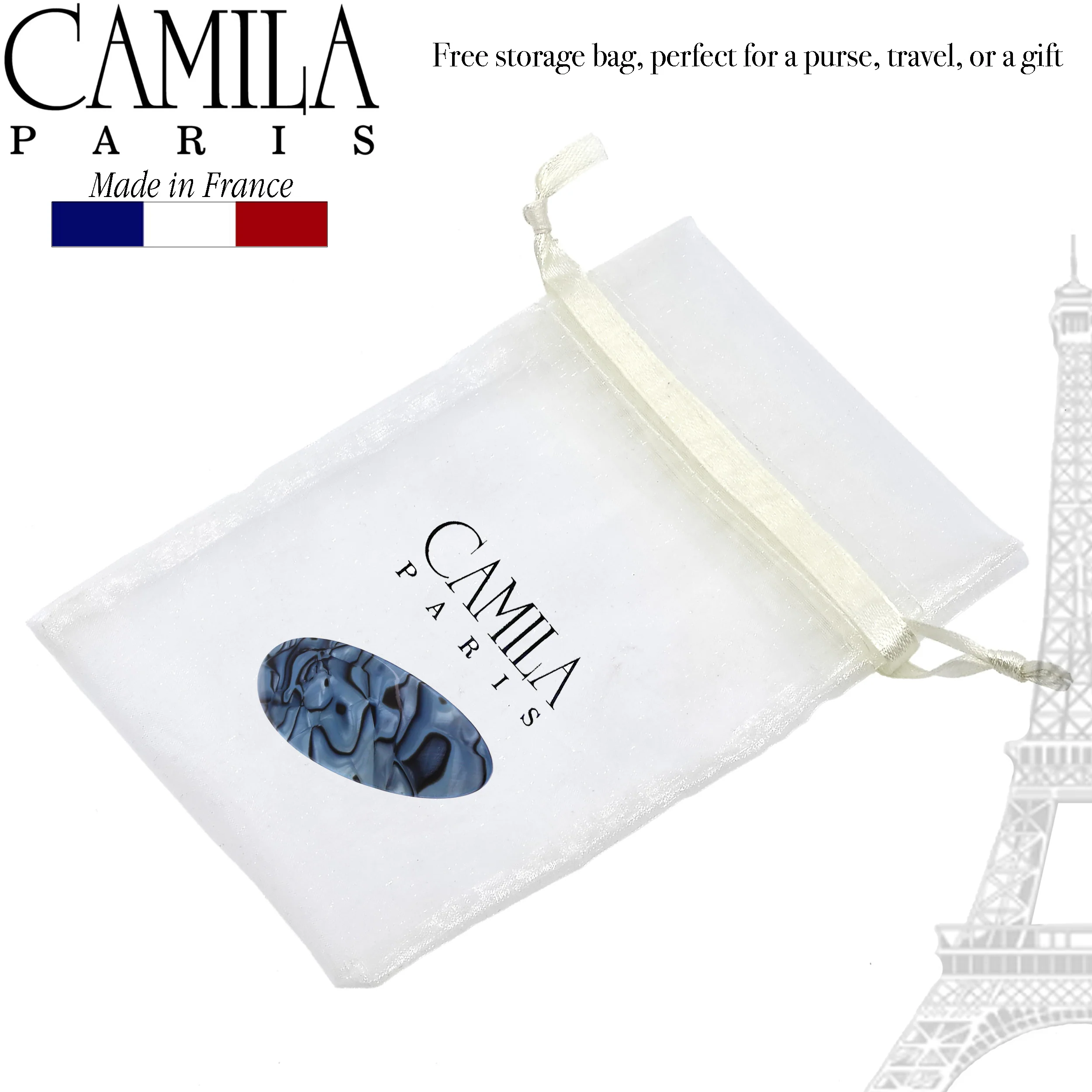 Camila Paris Handmade Oval No-Slip Barrette - Image 8
