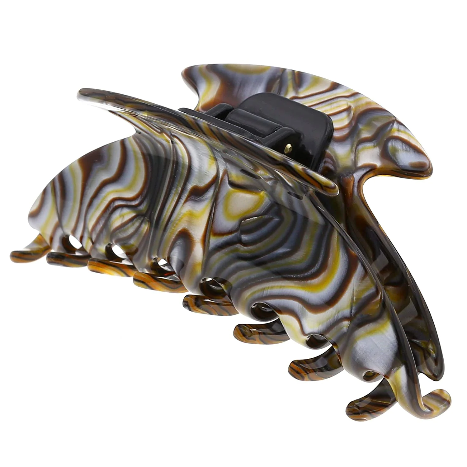 Camila Paris Handmade Reine Spring Covered Hair Clip - Image 17