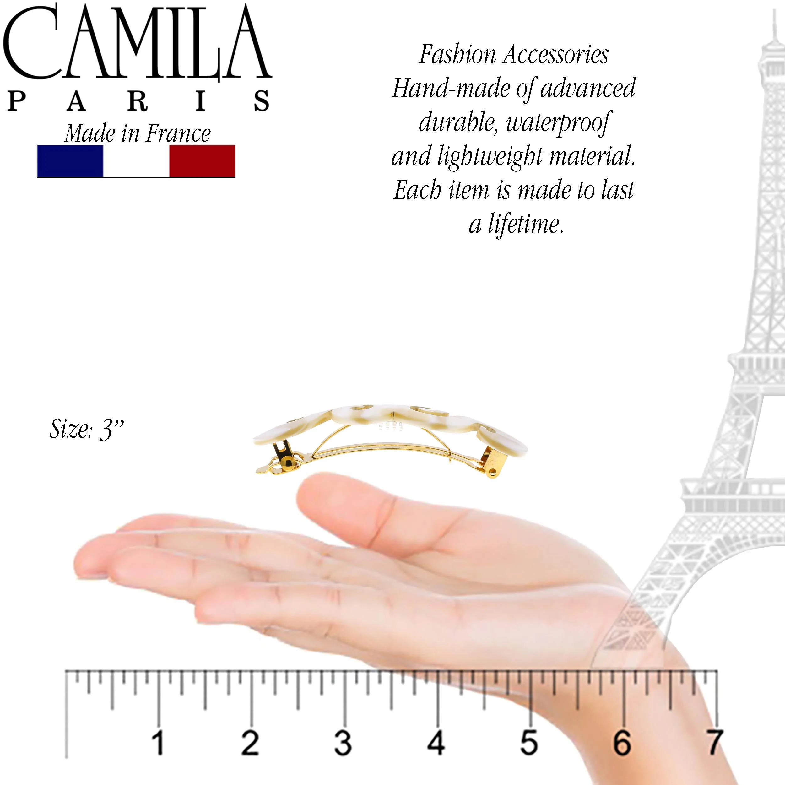 Camila Paris Handmade Swirls Barrette - Image 11