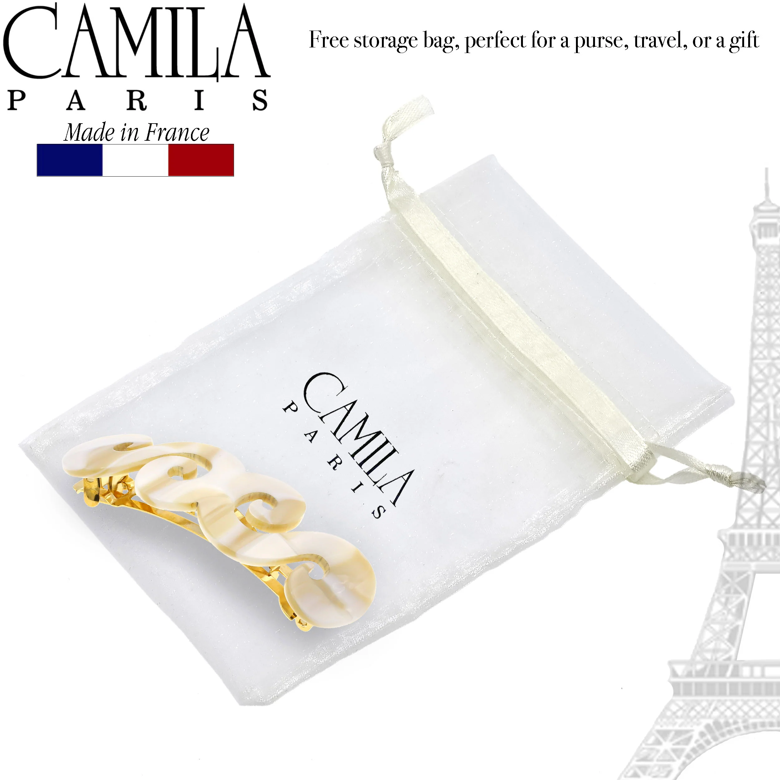 Camila Paris Handmade Swirls Barrette - Image 13