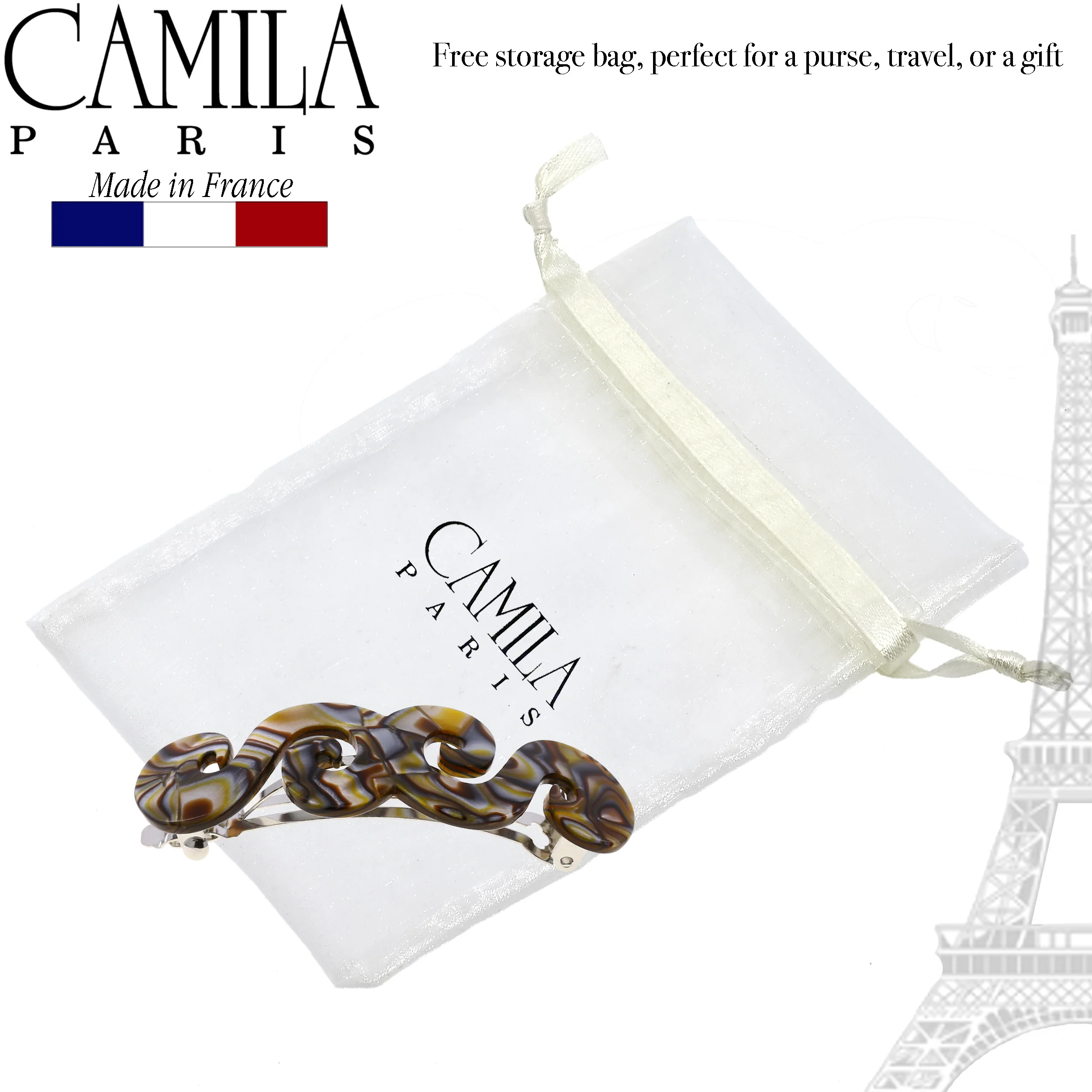 Camila Paris Handmade Swirls Barrette - Image 17