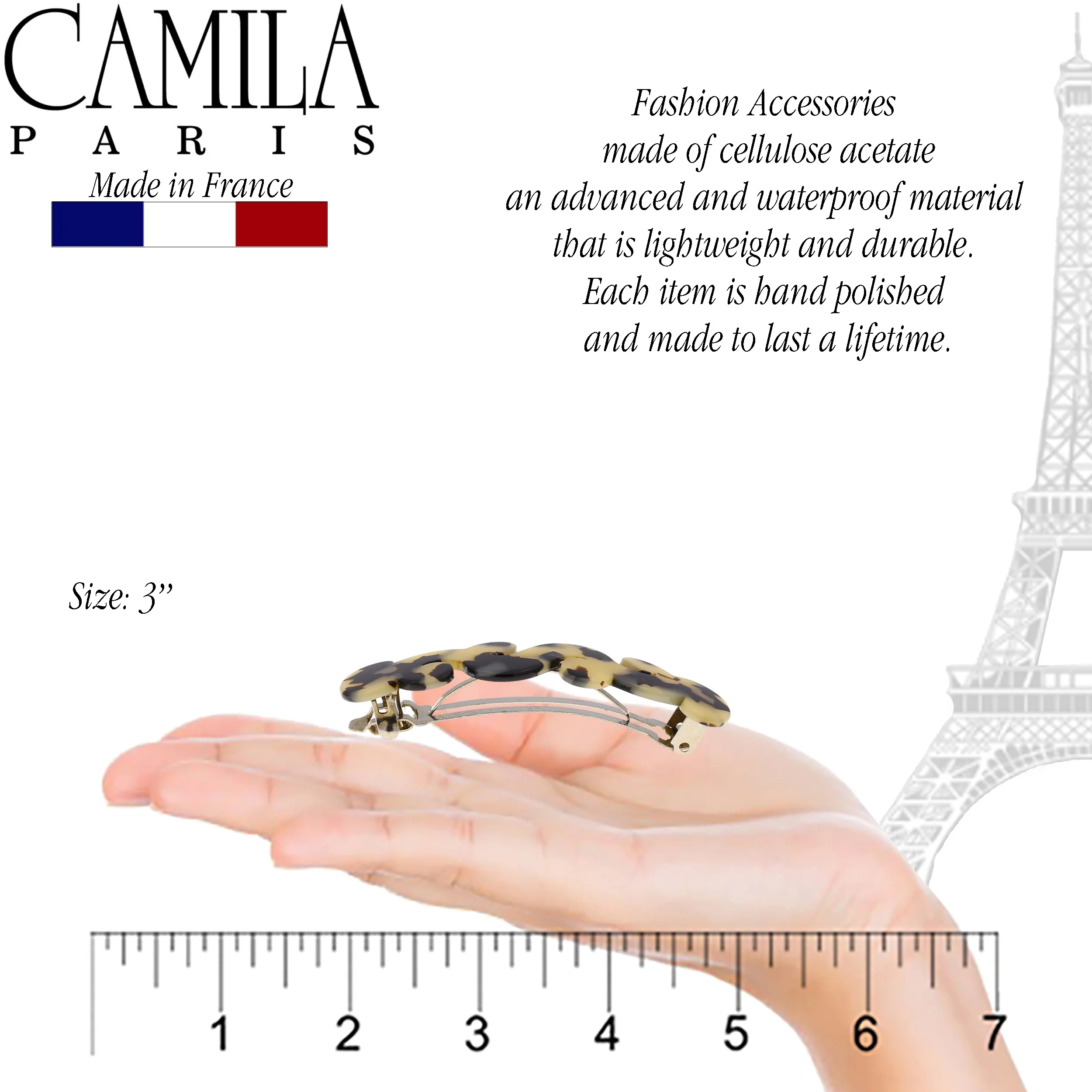 Camila Paris Handmade Swirls Barrette - Image 19