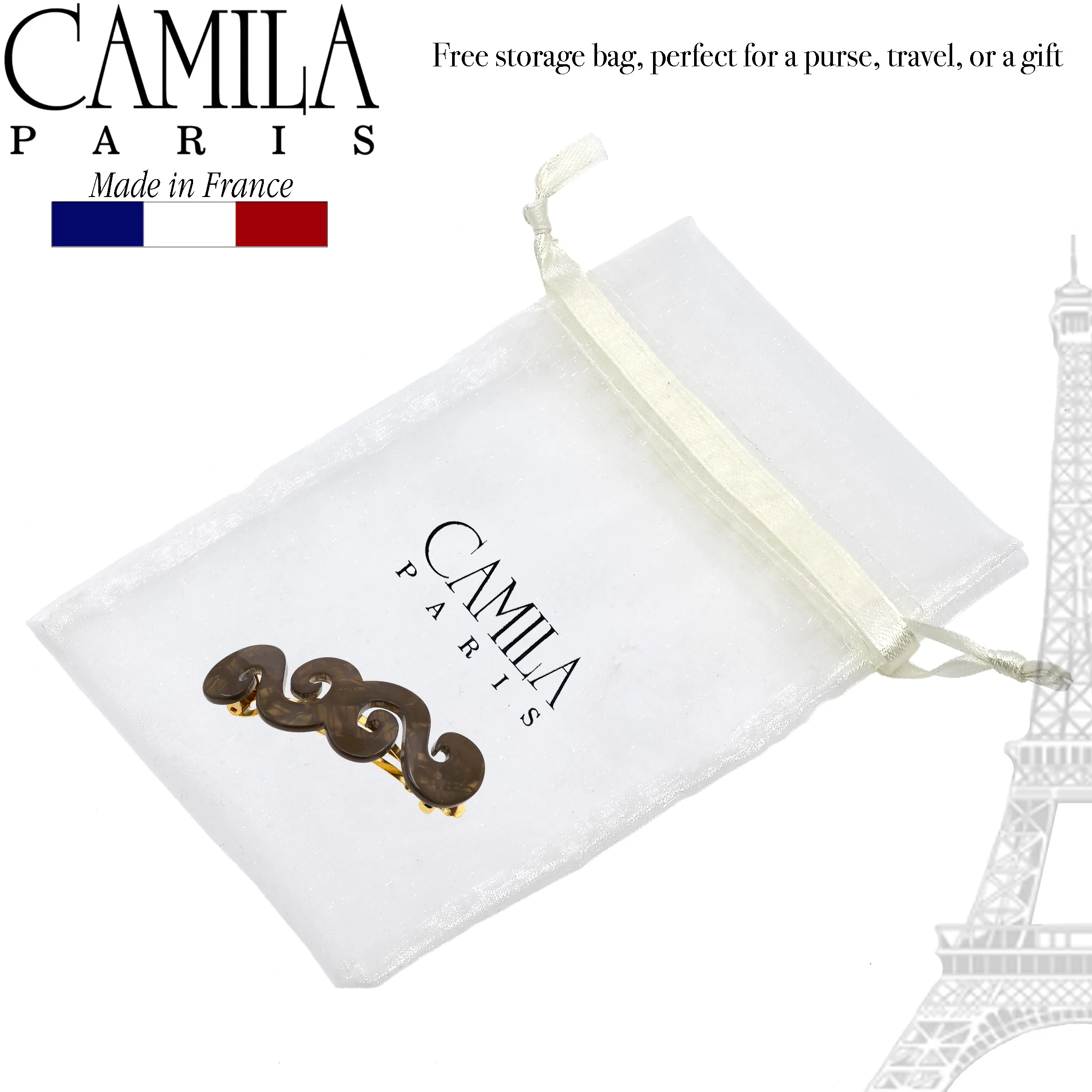 Camila Paris Handmade Swirls Barrette - Image 4