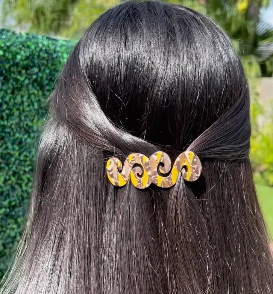 Camila Paris Handmade Swirls Barrette - Image 6
