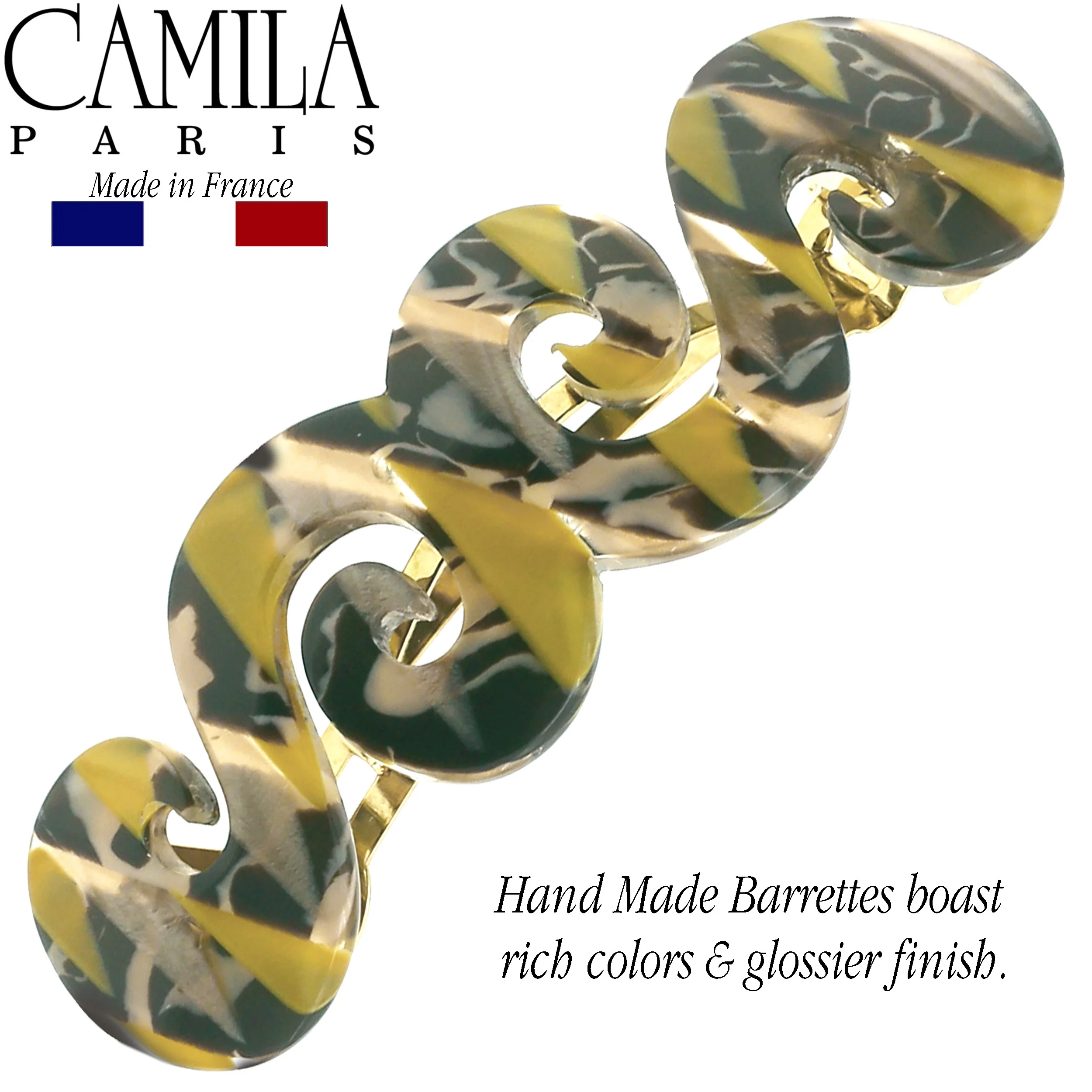 Camila Paris Handmade Swirls Barrette - Image 8