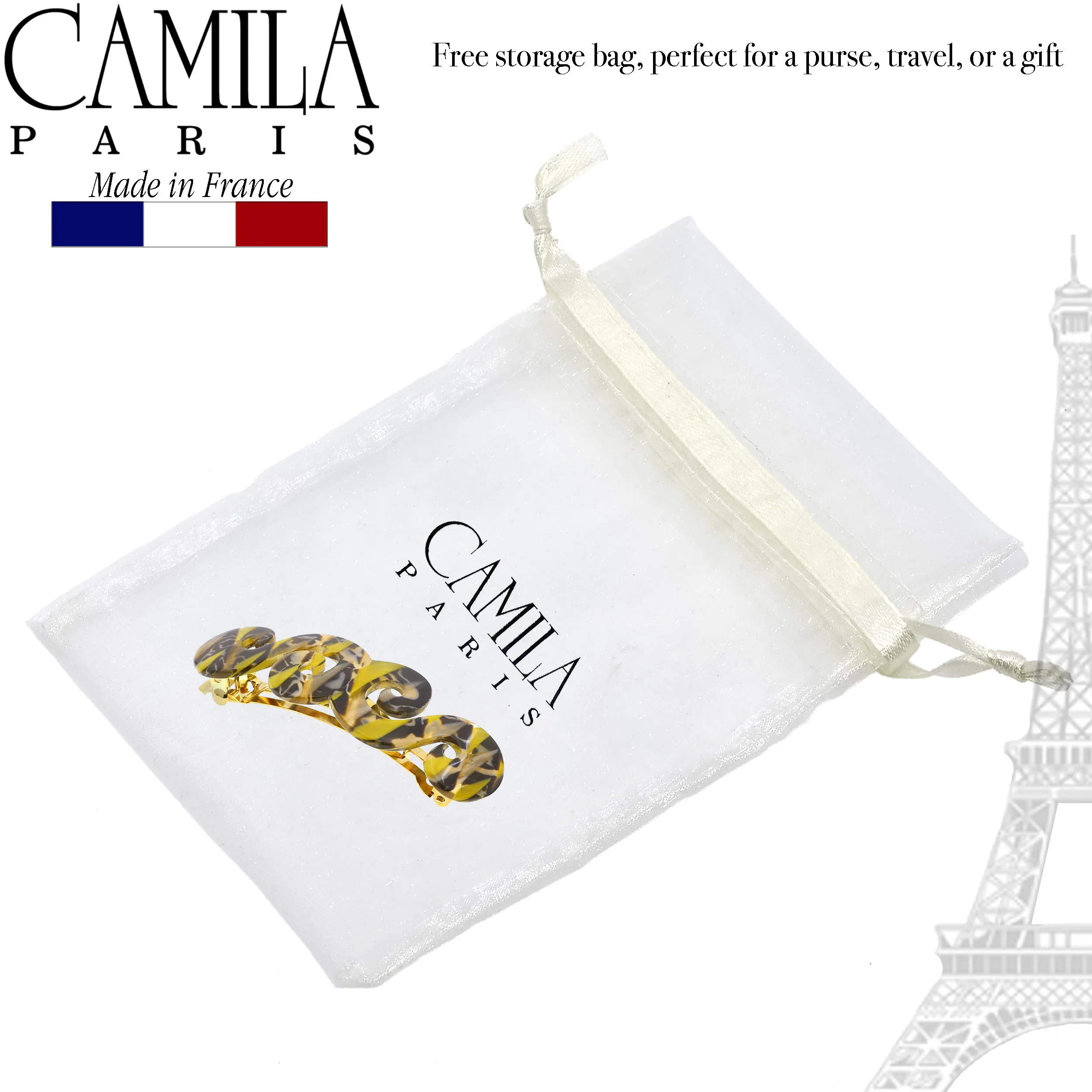 Camila Paris Handmade Swirls Barrette - Image 9